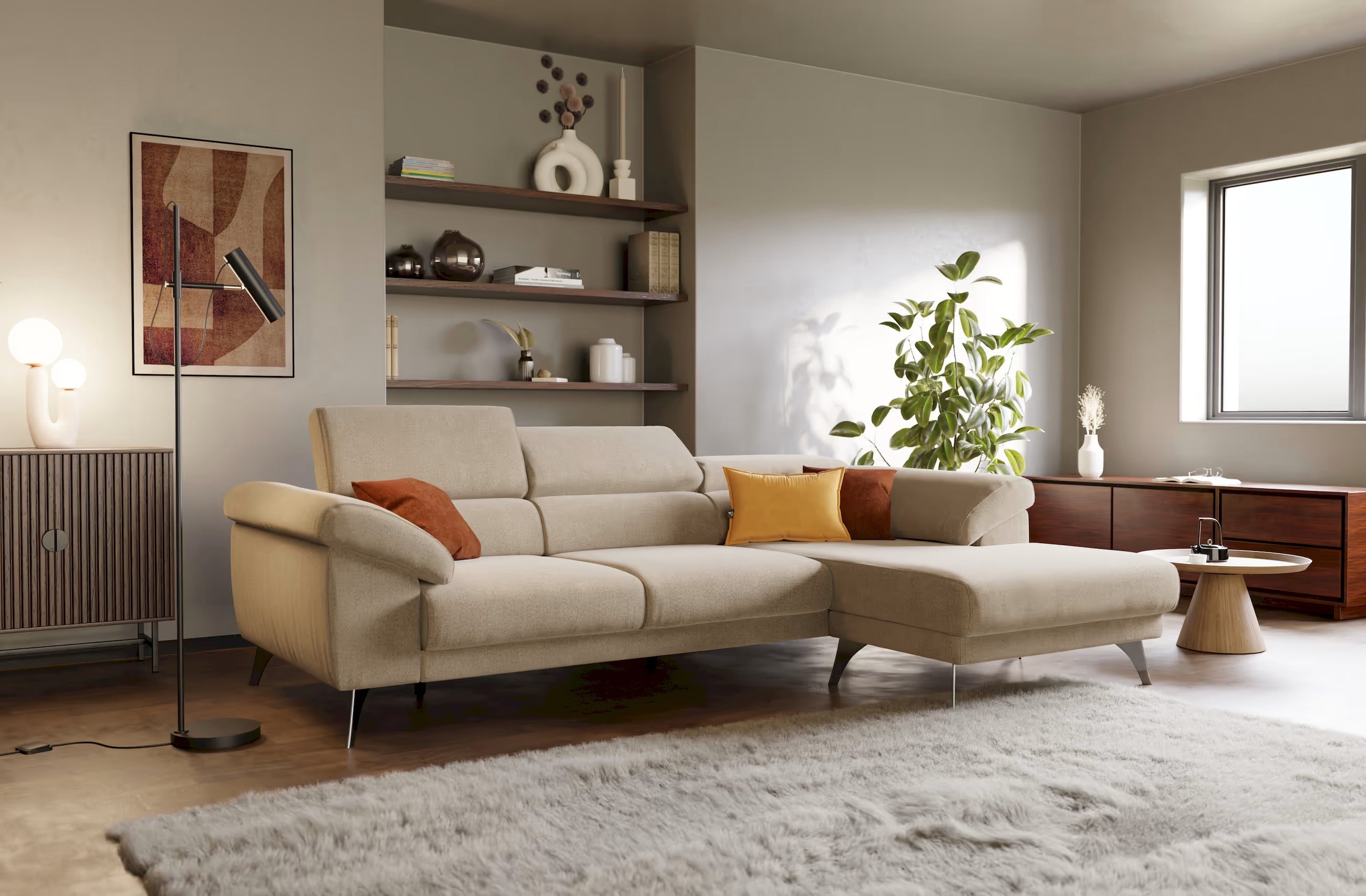 Divano Relax angolare per un soggiorno più ampio