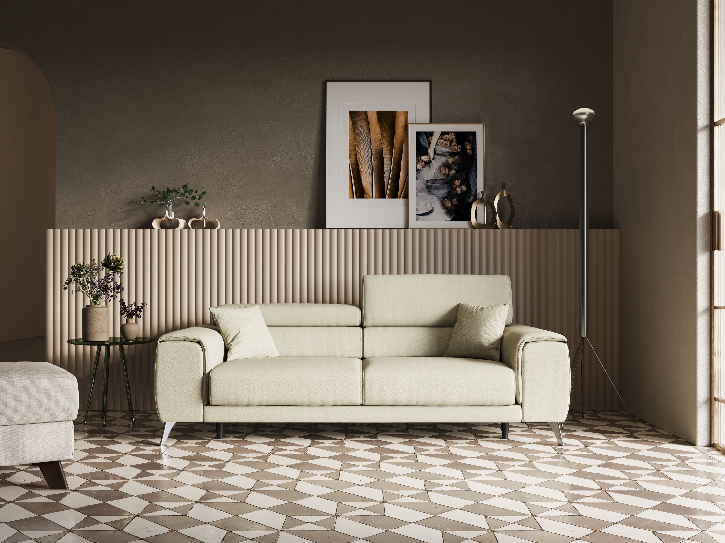 Divani Lineari Beige