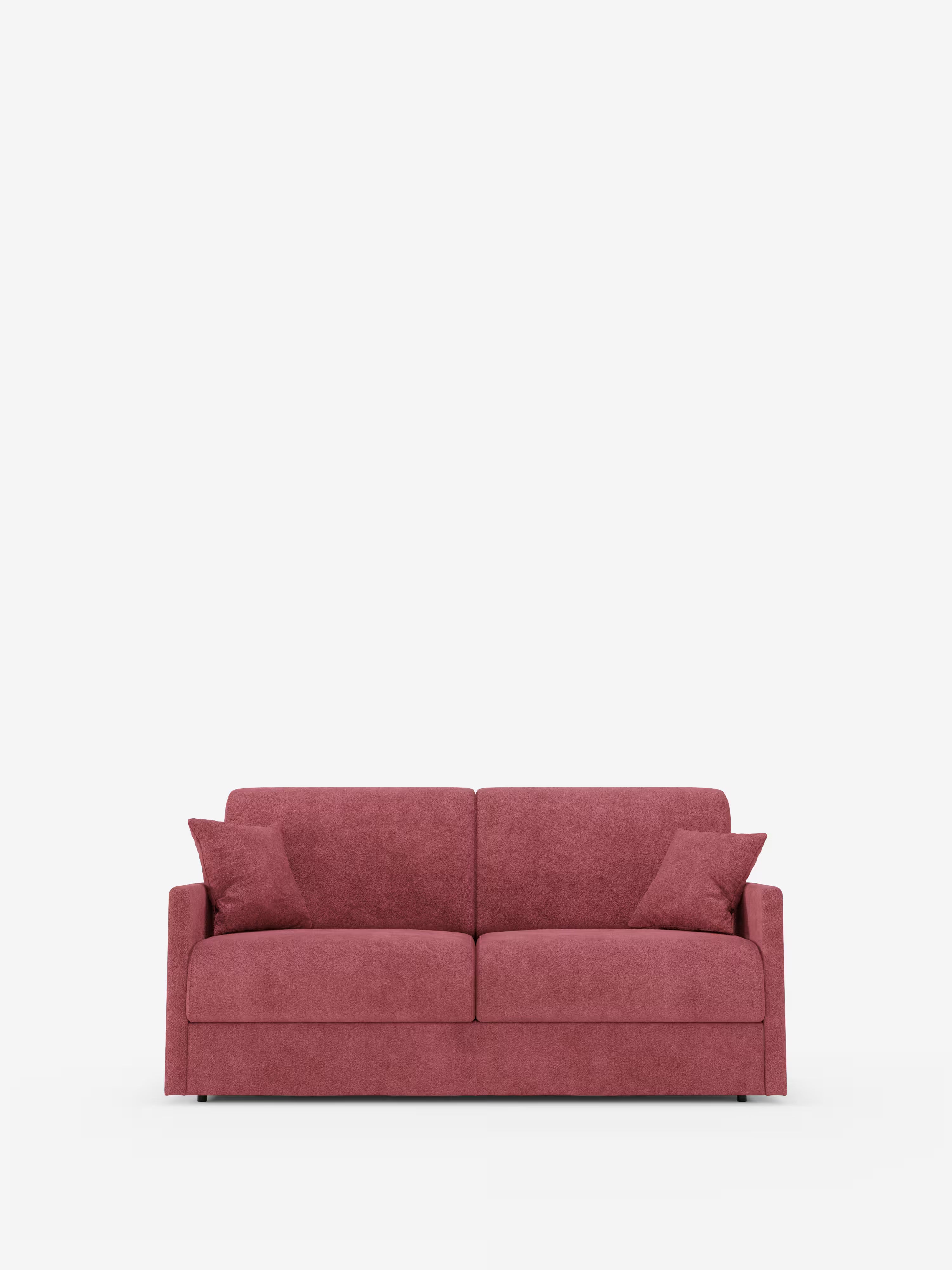 Tommy Schlafsofa für 2 und 3 Sitzplätze, Doppelbett - 100% abziehbar, aus fleckenabweisendem Baumwollimitat-Stoff T33