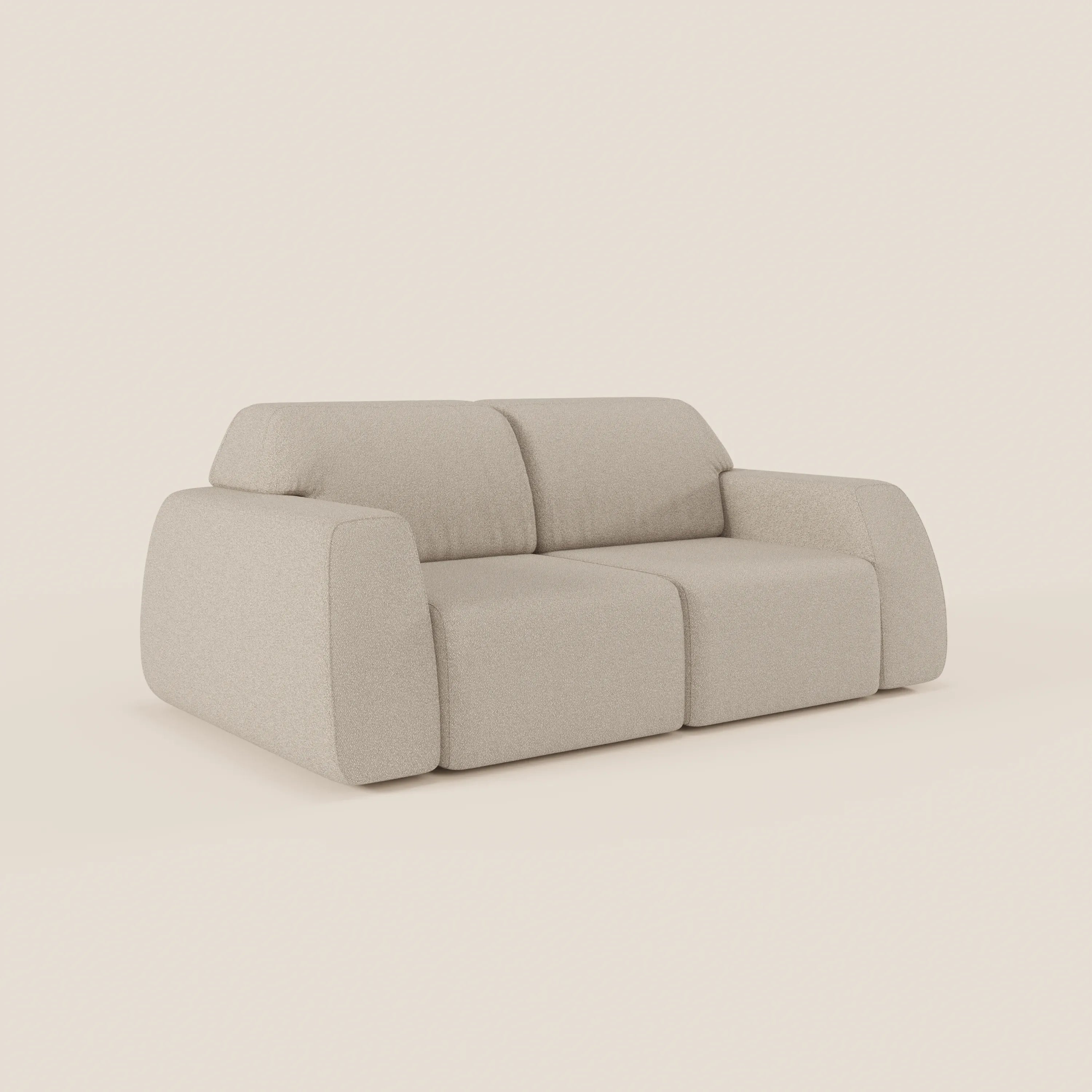 Orbit divano 2 e 3 posti con sedute scorrevoli - completamente sfoderabile in tessuto smacchiabile effetto cotone T33 - divani.store