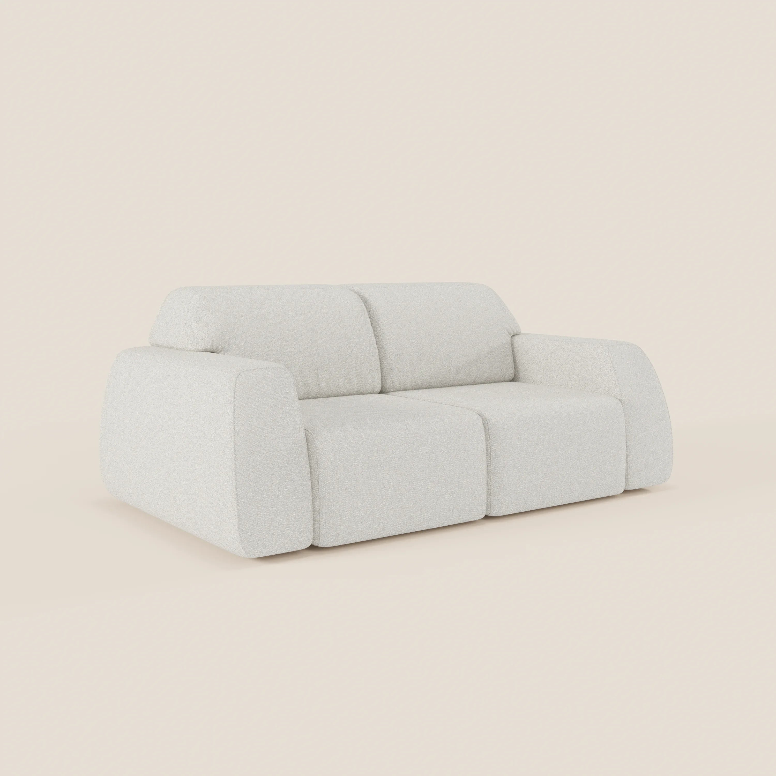 Orbit divano 2 e 3 posti con sedute scorrevoli - completamente sfoderabile in tessuto smacchiabile effetto cotone T33 - divani.store