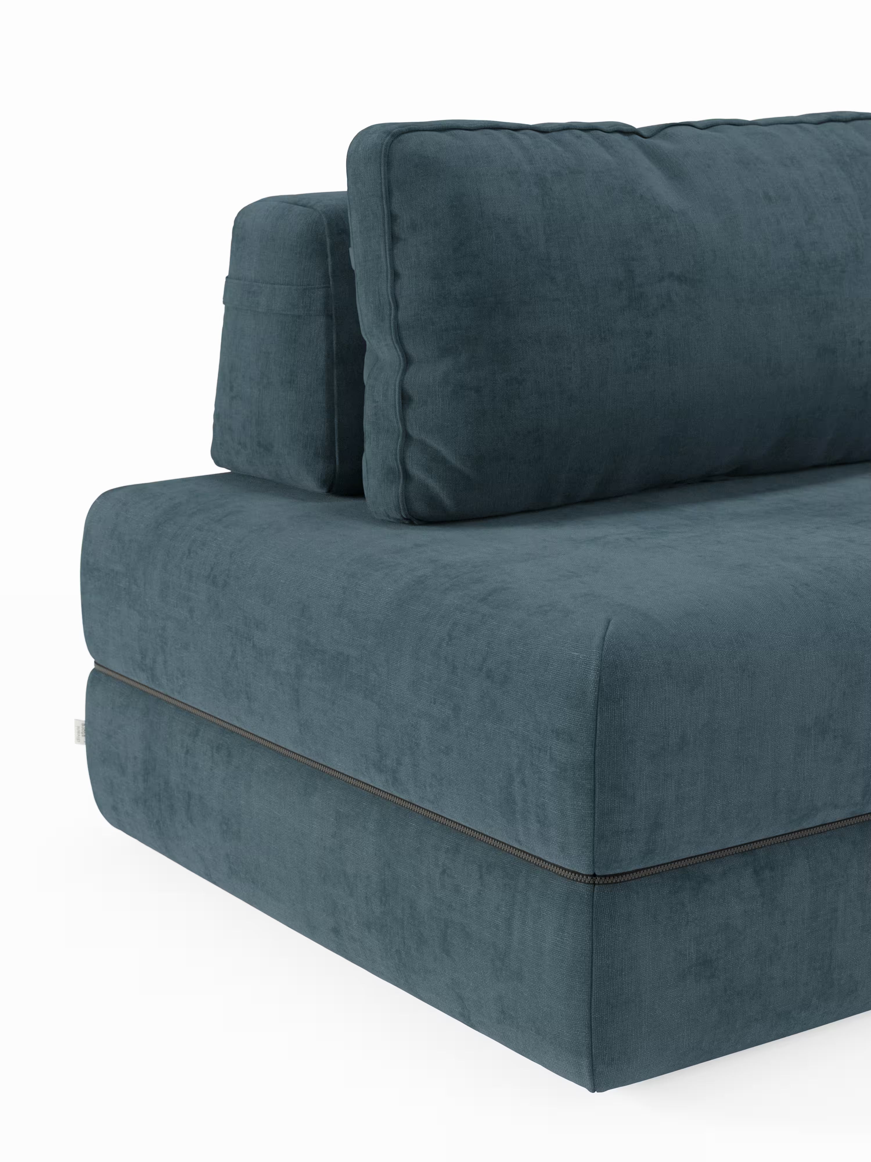 Rift divano letto matrimoniale 2 posti e 3 posti con schienali mobili - materasso alto 24 cm e memory foam in tessuto smacchiabile T31