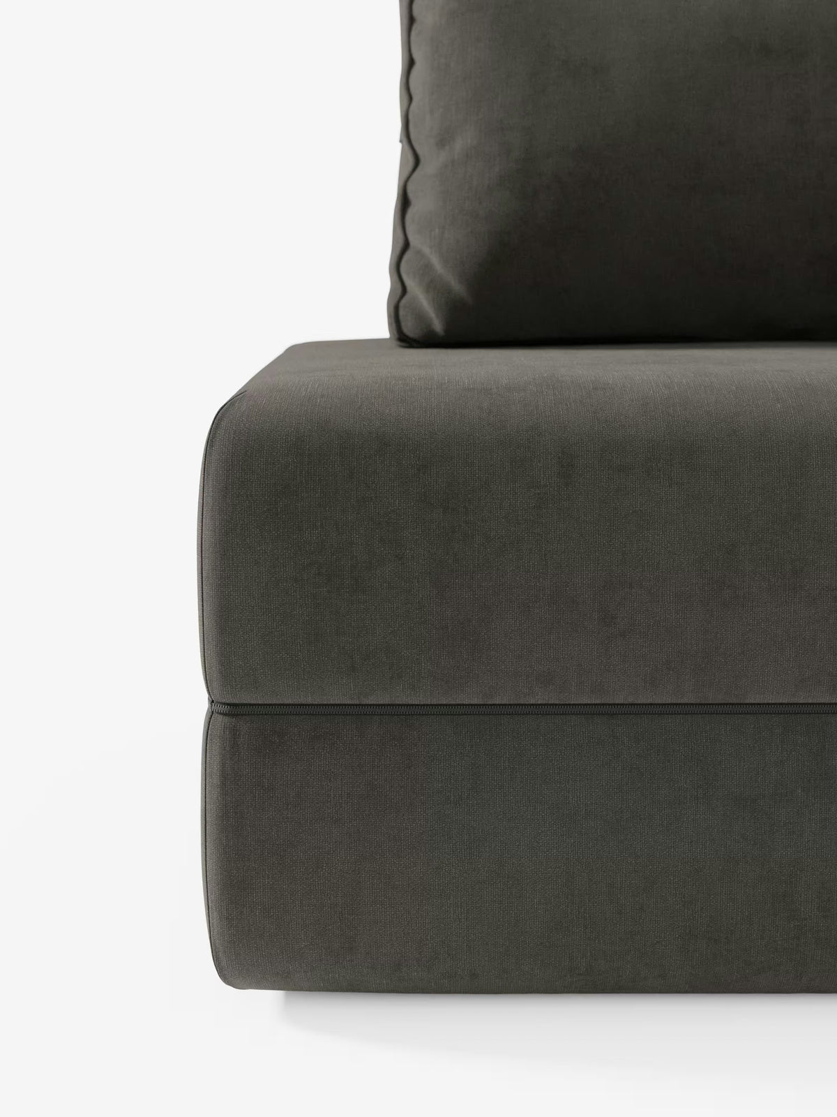 Rift Schlafsessel mit Matratze, 24 cm hoch, und Memory-Schaum – verstellbare Rückenlehne und fleckenabweisender Stoff T31