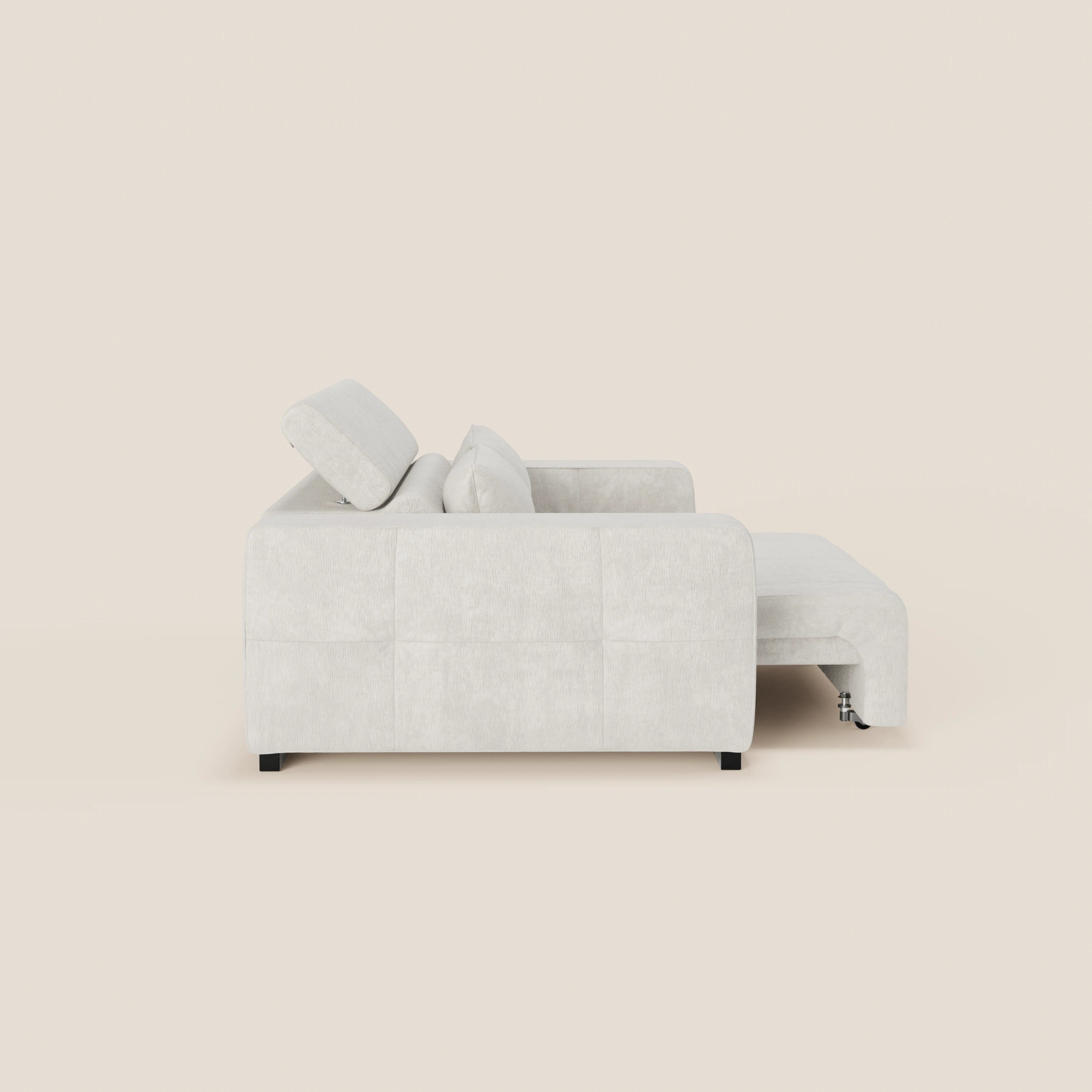 Monarch Divano con Relax Elettrico per allungamento sedute e Poggiatesta Reclinabile in tessuto morbido smacchiabile T31 - divani.store