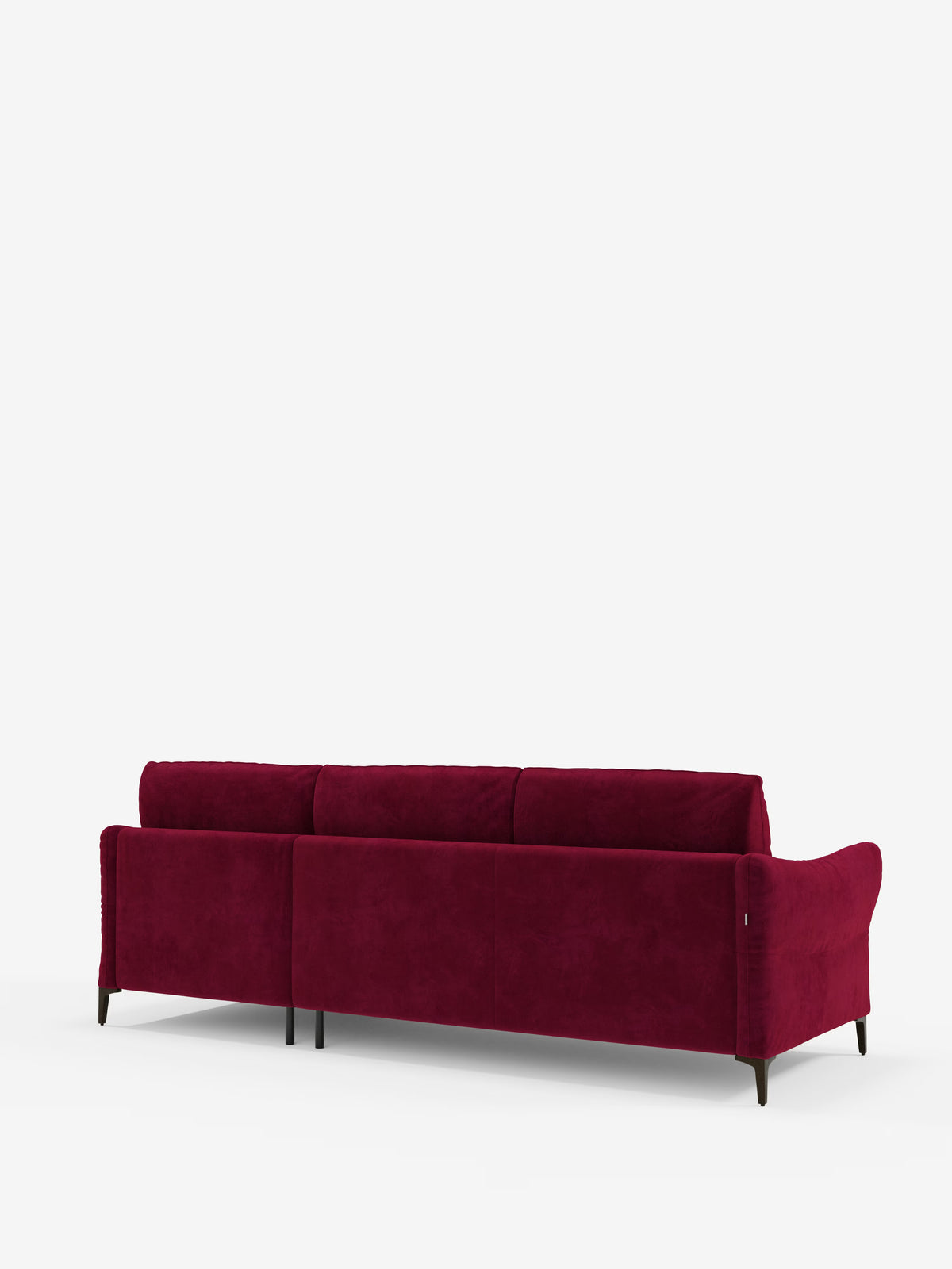 Dalia schlafsofa mit Chaiselongue mit Stauraum und Matratze 18 cm hoch – hohe Füße und fleckenabweisender Stoff T30