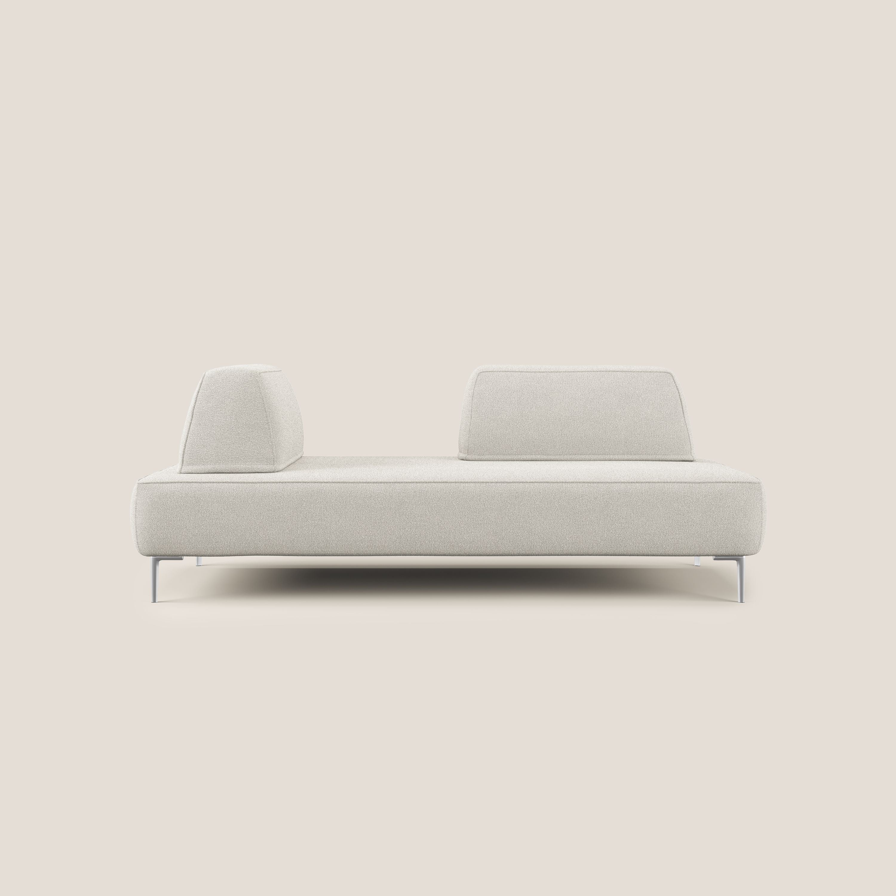 Newton divano modulare con schienali movibili T07 bianco - divani.store