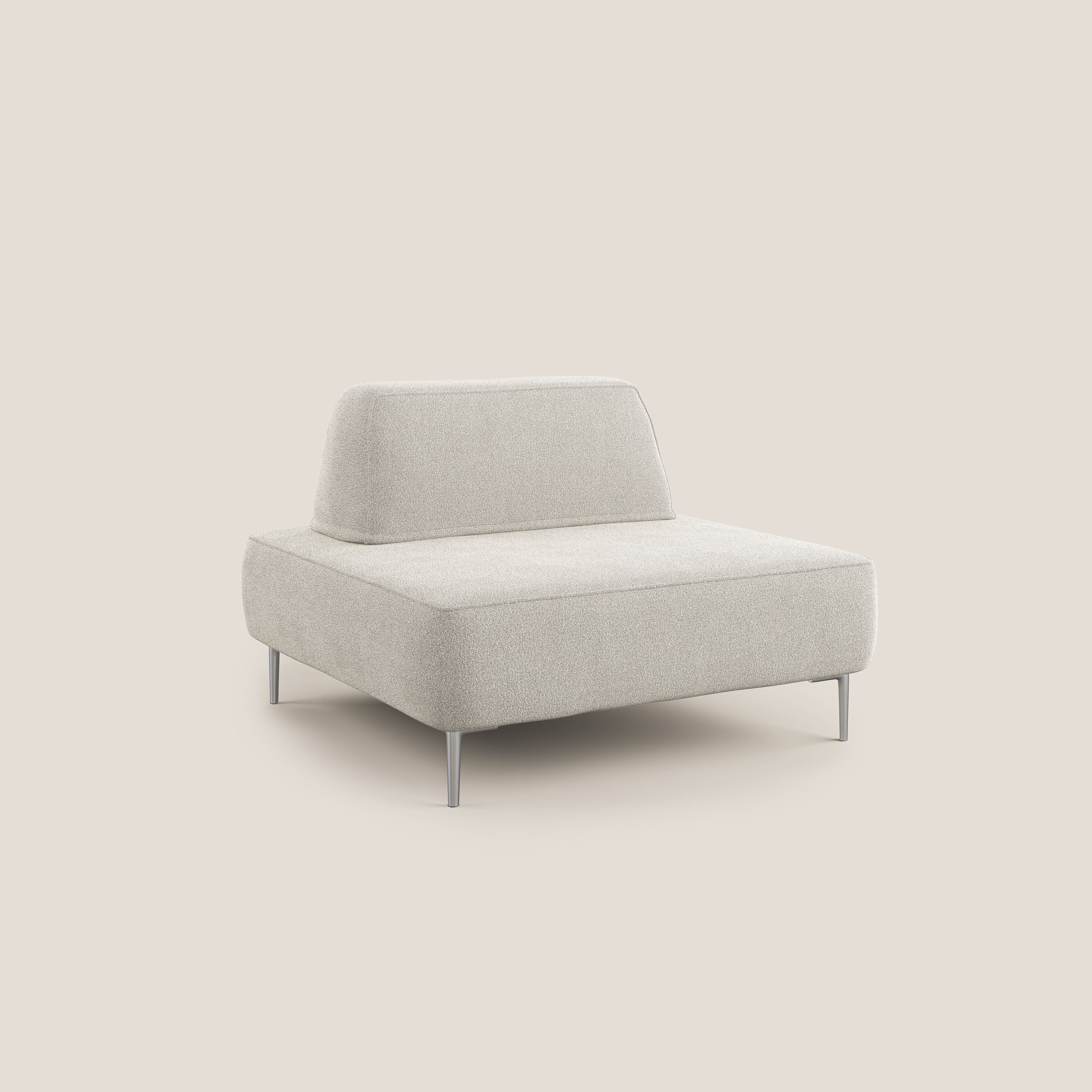 Newton poltrona modulare con schienali movibili T07 bianco - divani.store