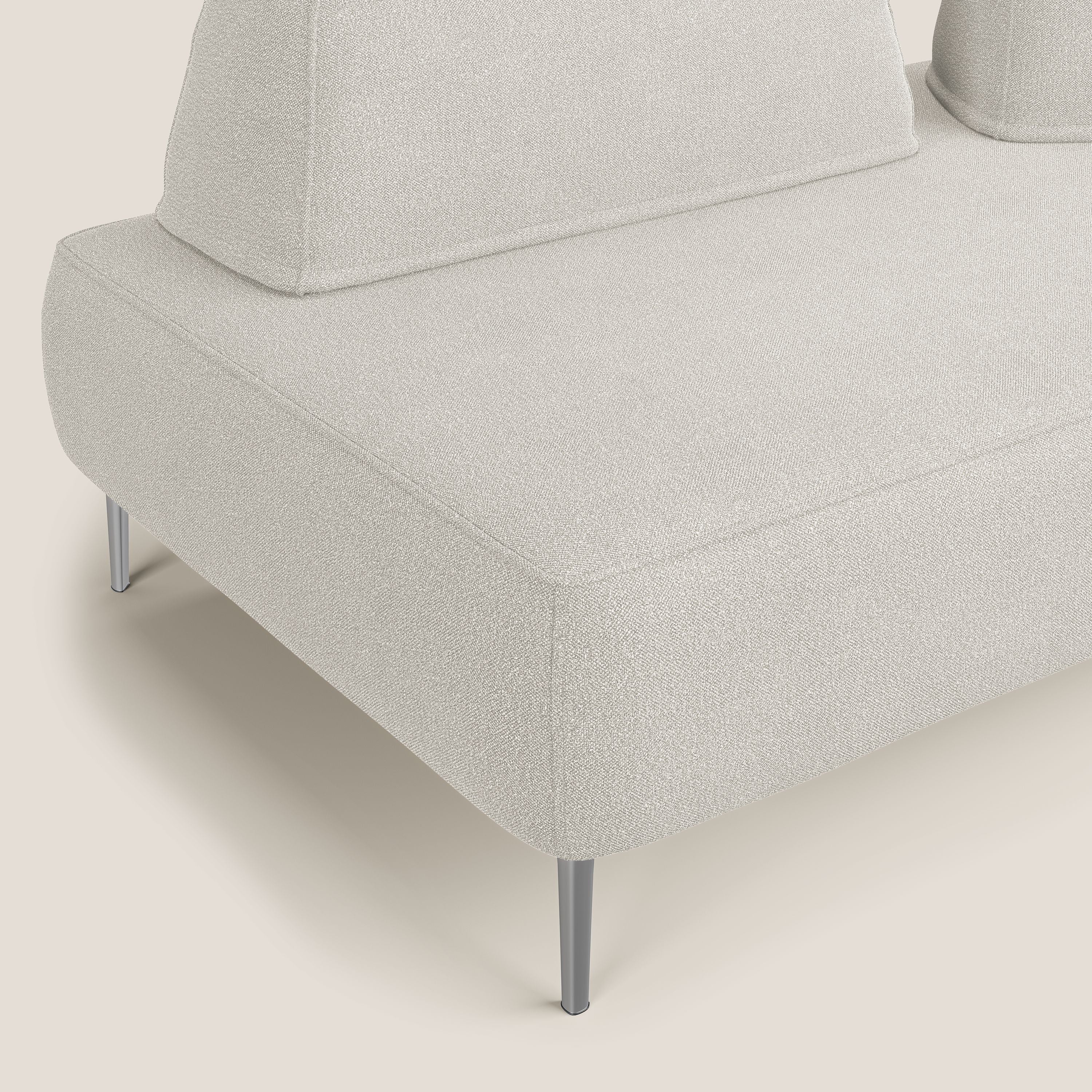 Newton divano modulare con schienali movibili T07 bianco - divani.store