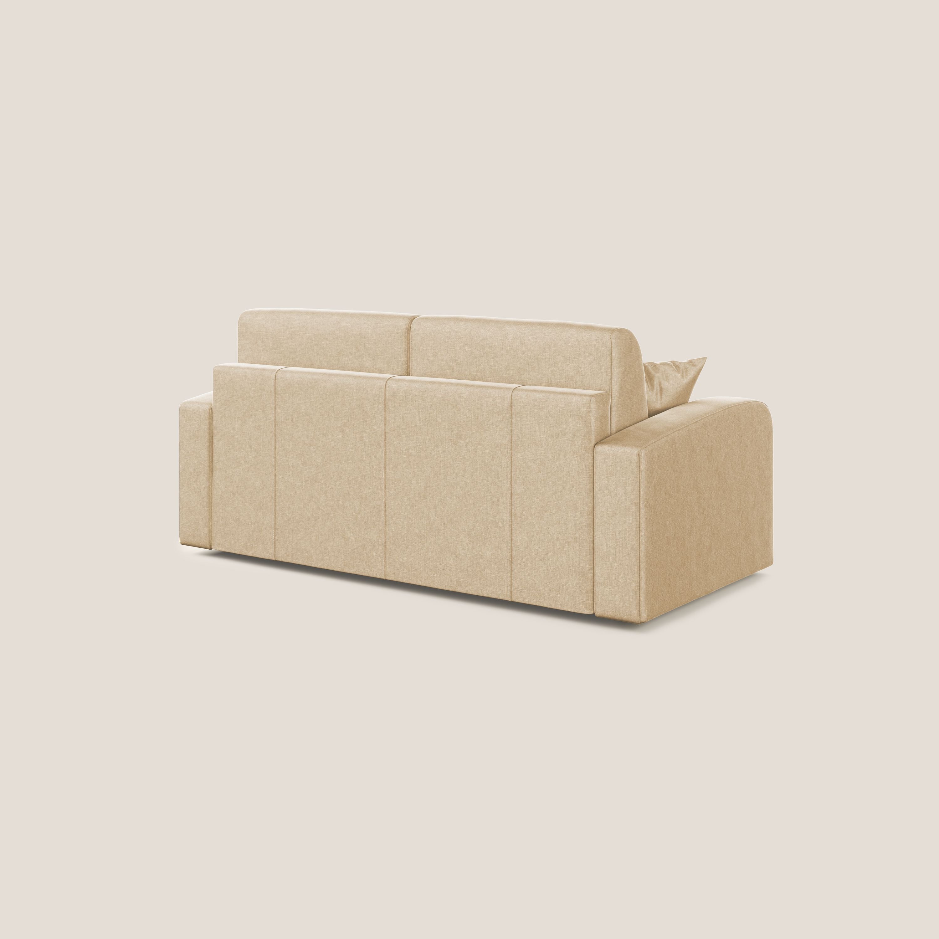 Lebron Divano letto matrimoniale in velluto morbido T01 beige - divani.store