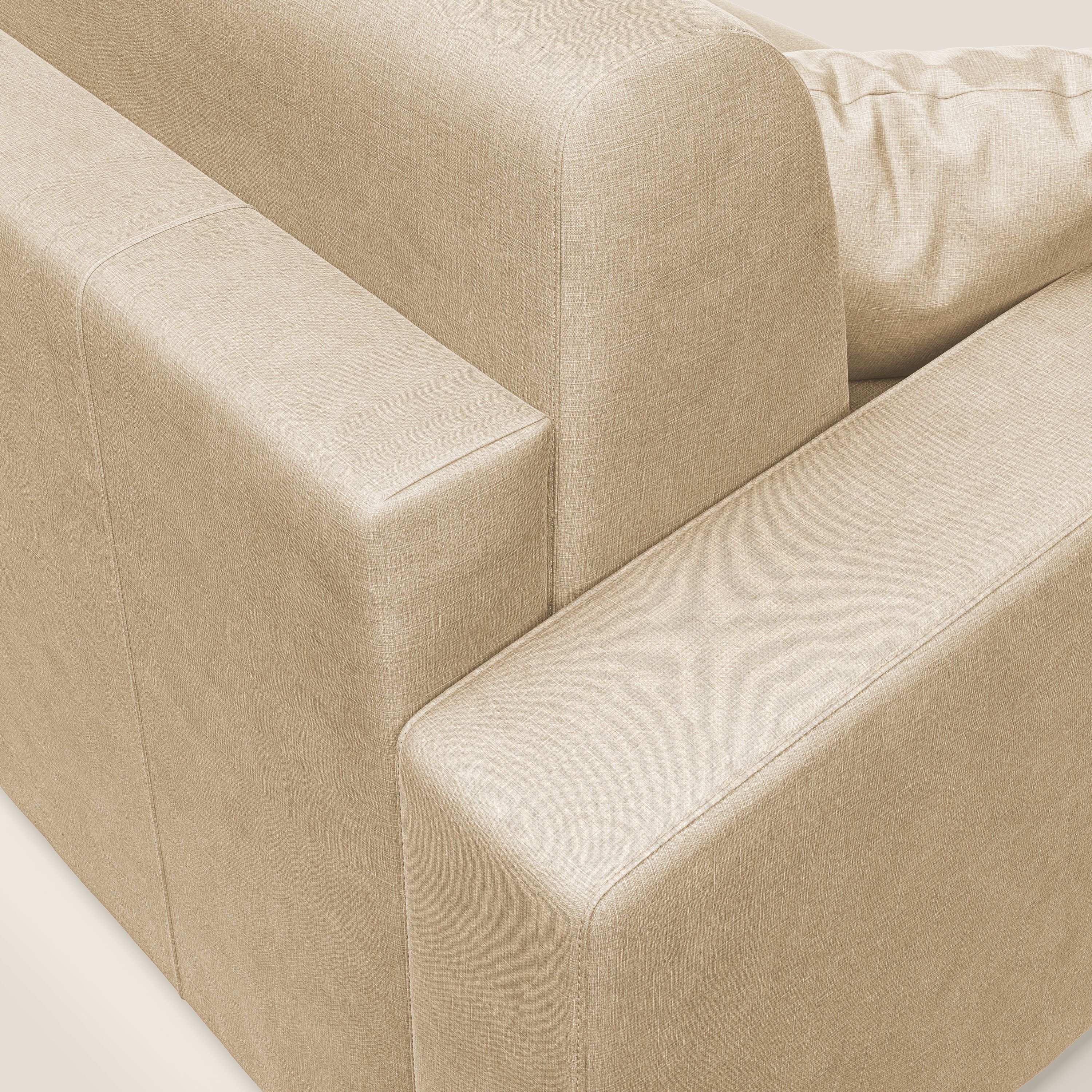 Lebron Divano letto matrimoniale in velluto morbido T01 beige - divani.store