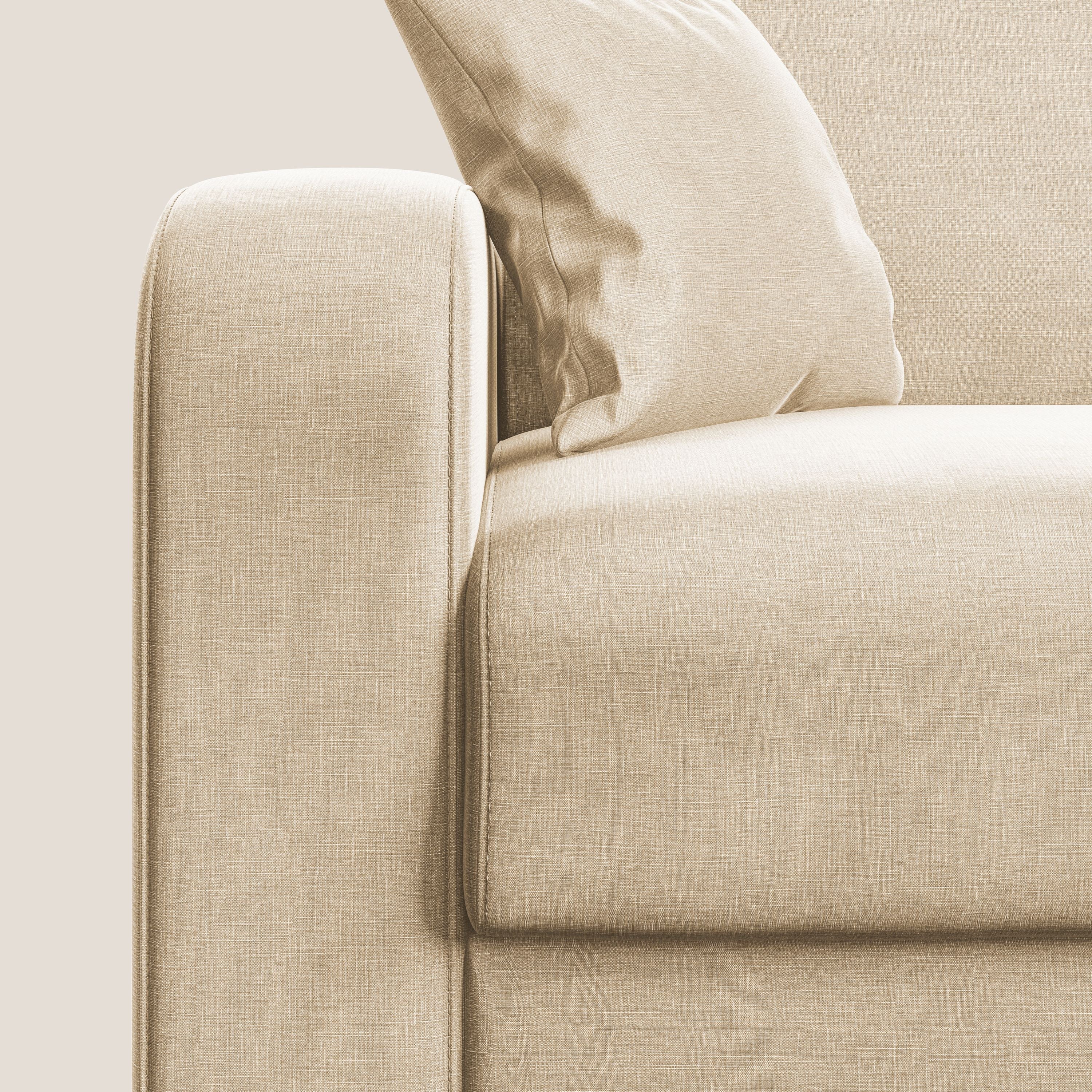 Lebron Divano letto matrimoniale in velluto morbido T01 beige - divani.store