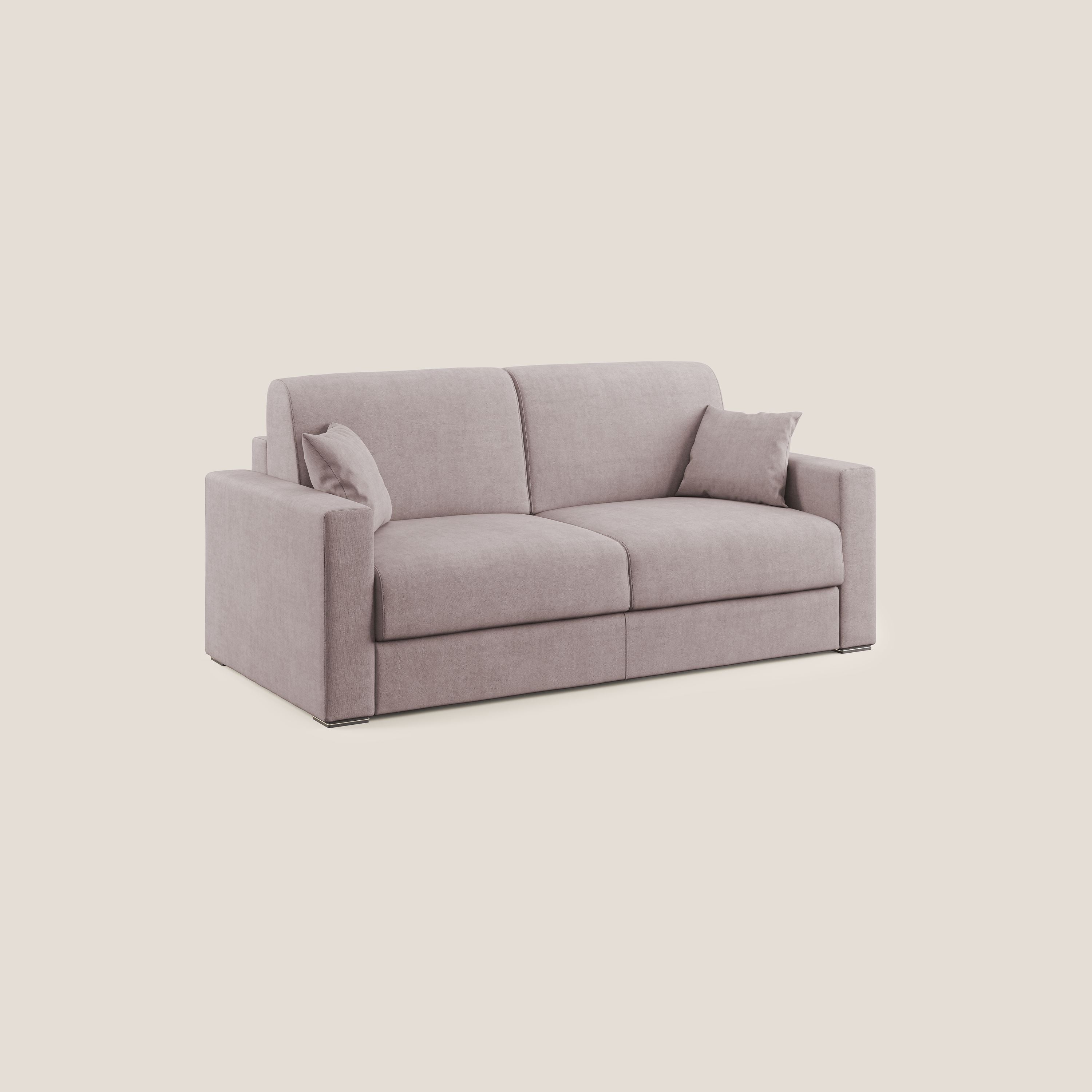 Best Divano letto matrimoniale in tessuto impermeabile T02 rosa - divani.store