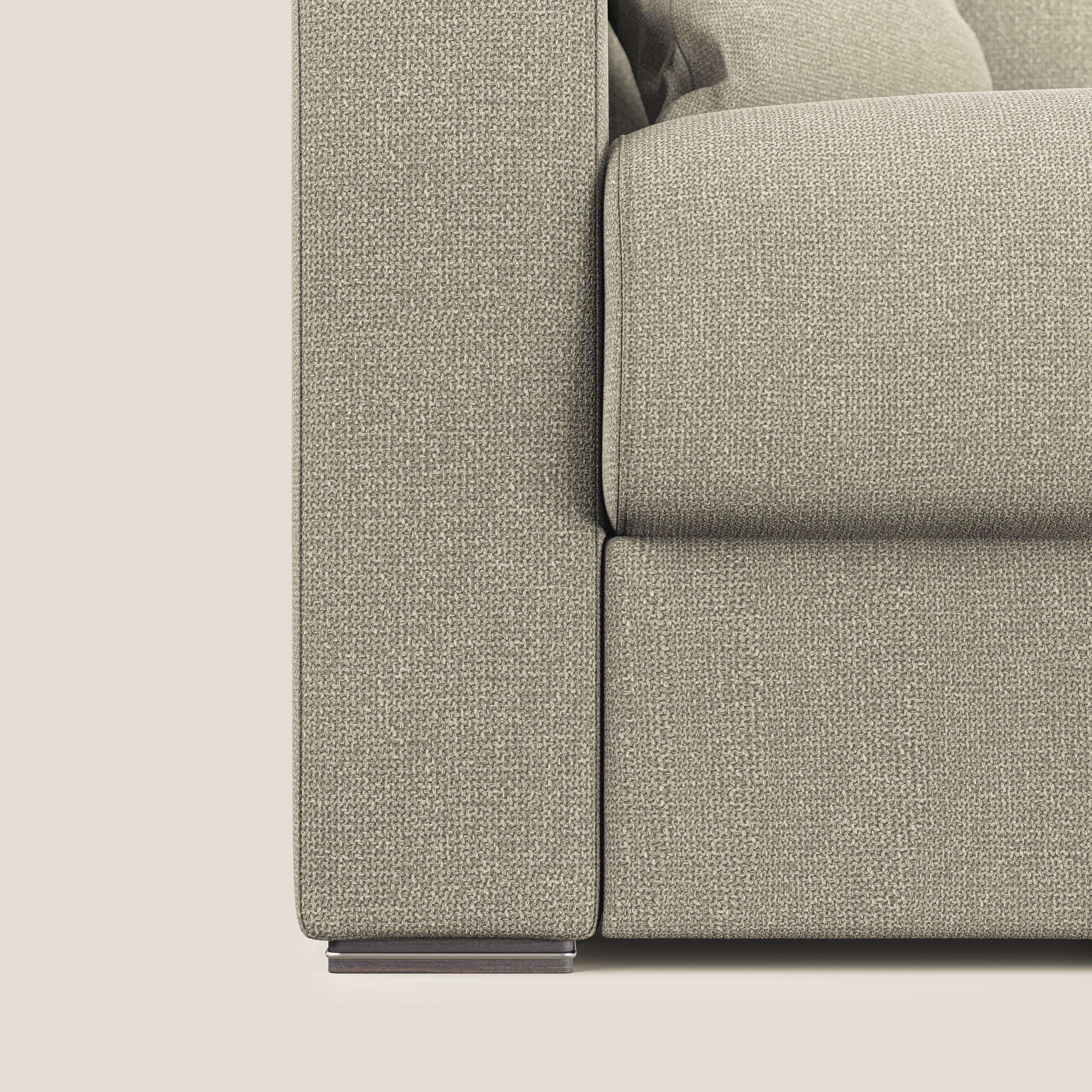 Best Divano letto matrimoniale in tessuto smacchiabile QuickClean T08 panna - divani.store