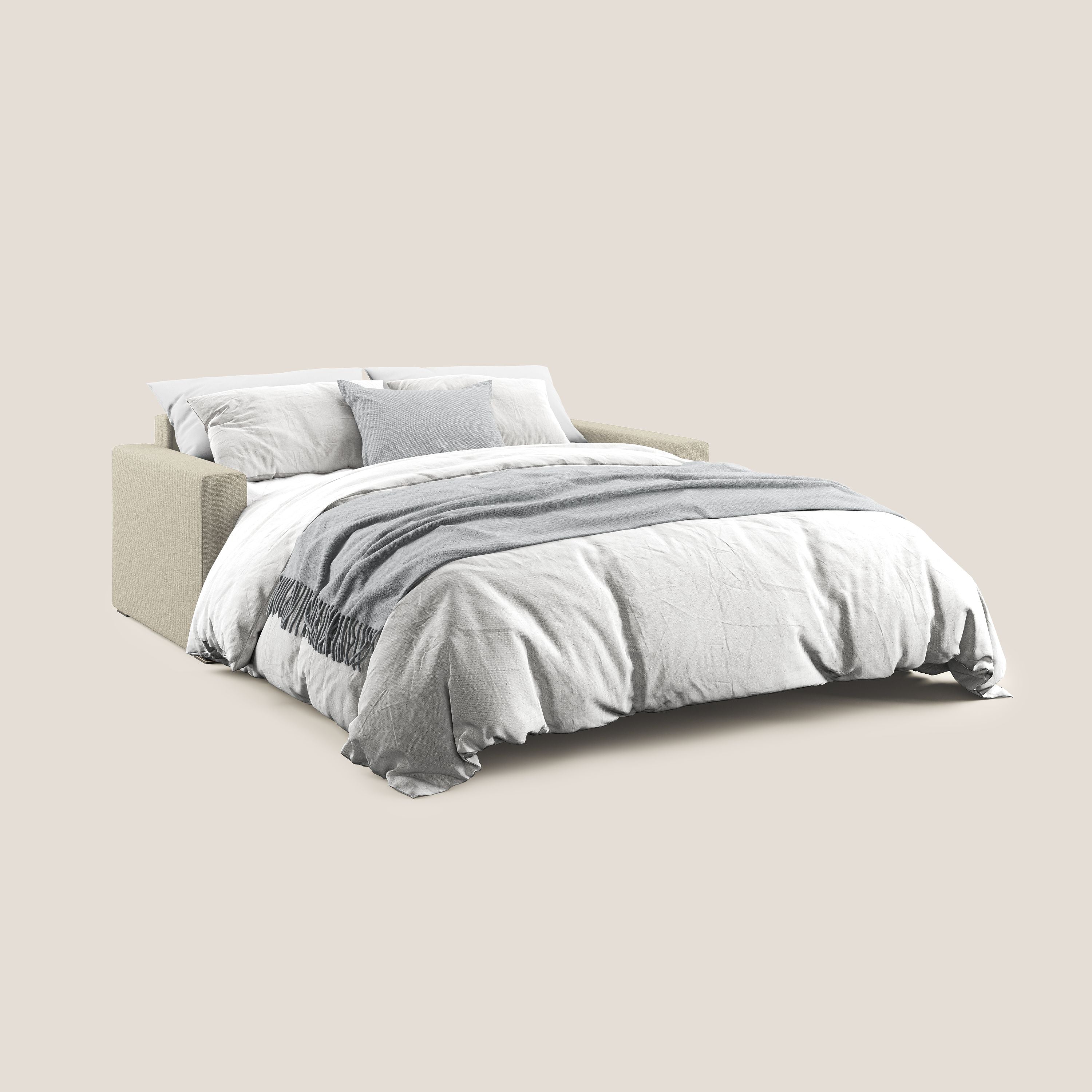 Best Divano letto matrimoniale in tessuto smacchiabile QuickClean T08 panna - divani.store