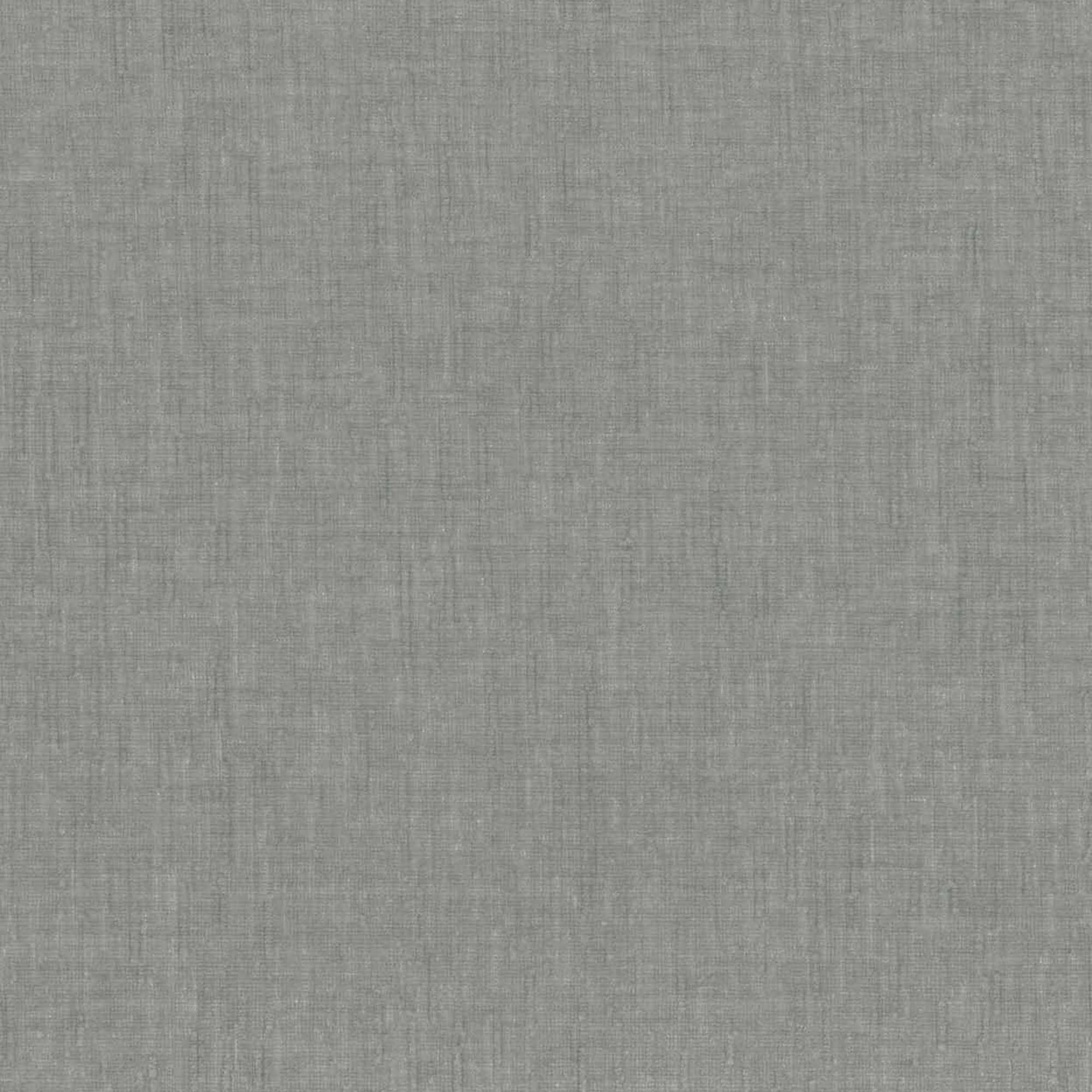 Un morbido tessuto grigio con disegno a griglia simile al lino, ideale per il letto Elios Divano con morbidi cuscini spalliera in tessuto smacchiabile T24 grigio di Divani.Store, che dona eleganza e interesse a qualsiasi ambiente.