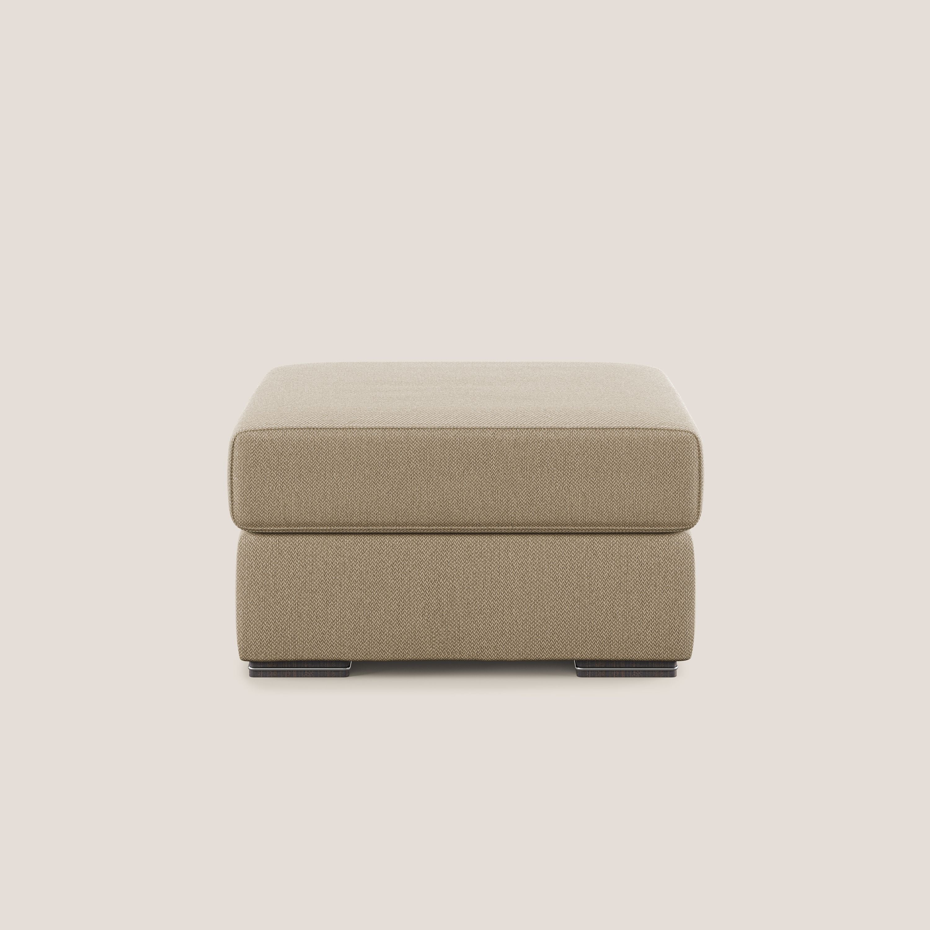 Sun pouf apribile contenitore in tessuto smacchiabile ad acqua T05 beige - divani.store