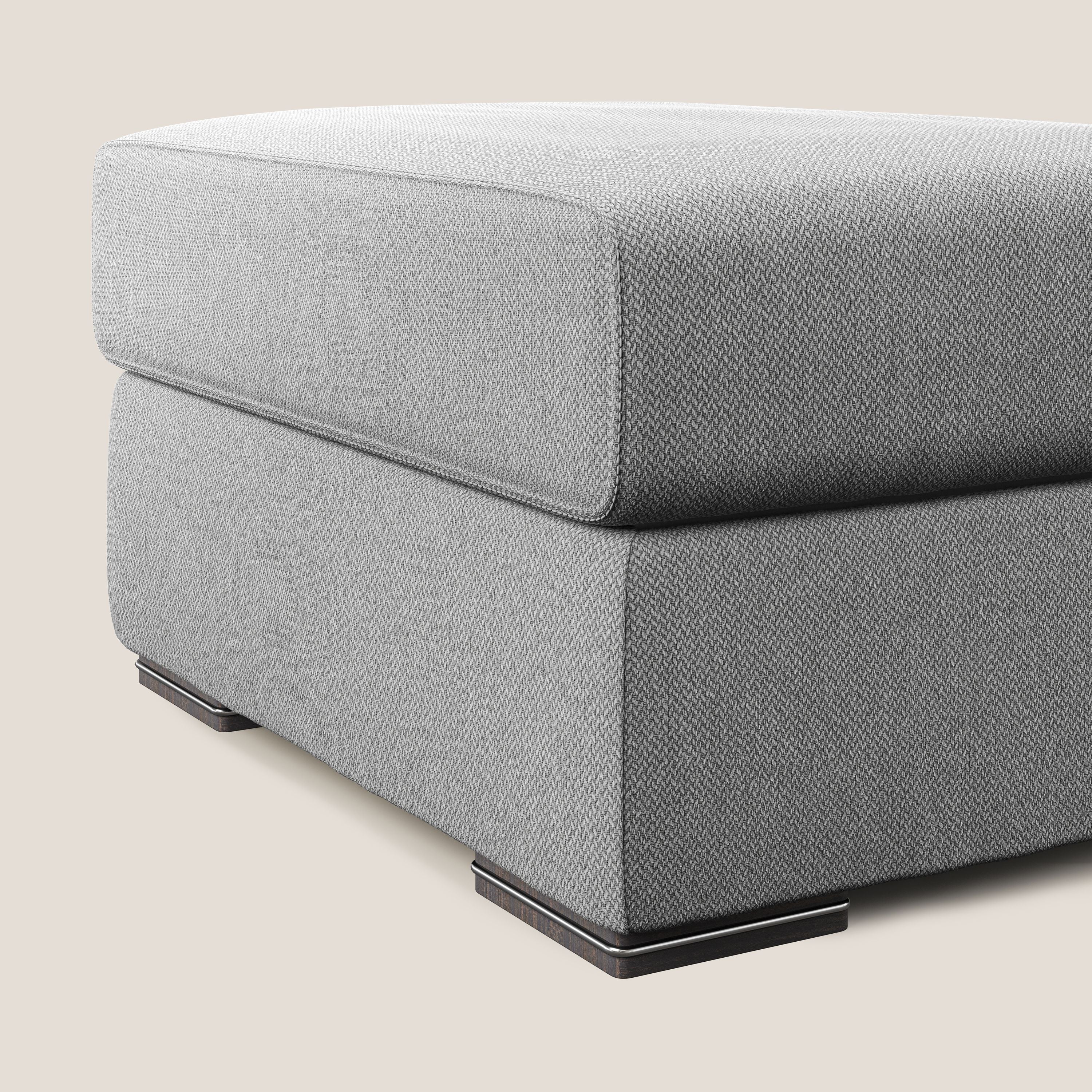 Sun pouf apribile contenitore in tessuto smacchiabile ad acqua T05 grigio - divani.store