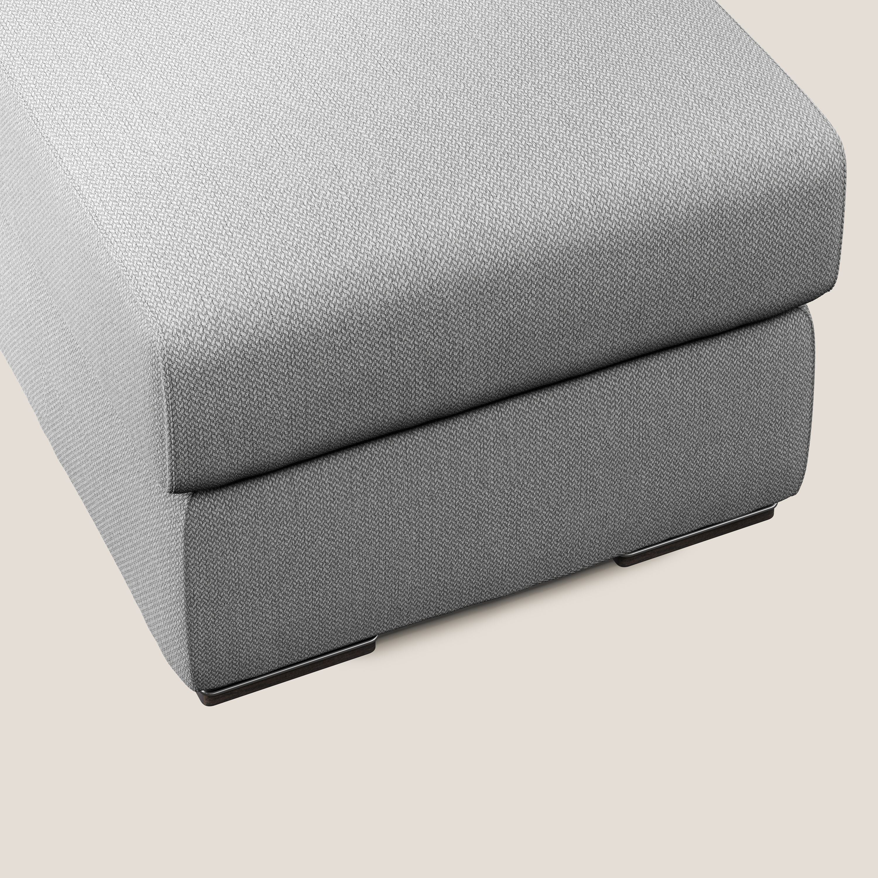 Sun pouf apribile contenitore in tessuto smacchiabile ad acqua T05 grigio - divani.store