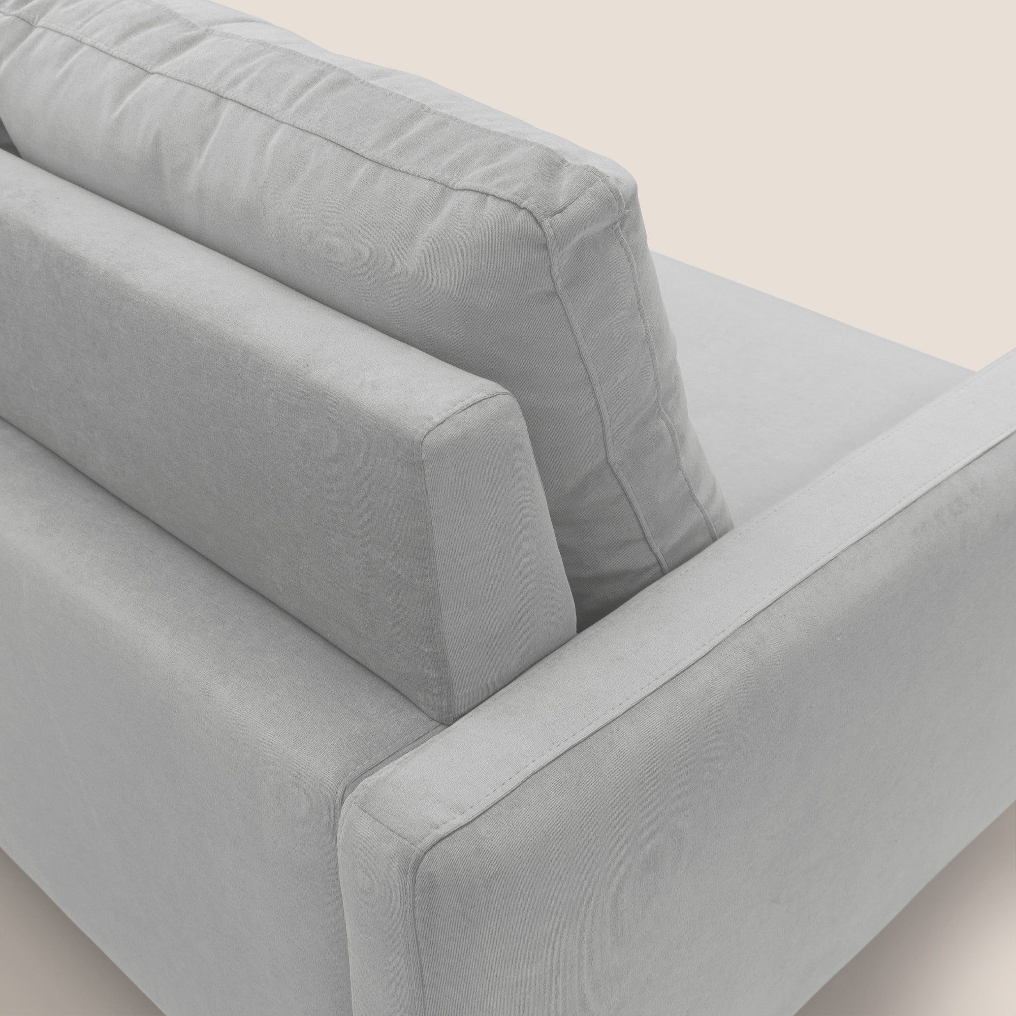 Matisse Divano angolare con sedute scorrevoli in tessuto morbido smacchiabile T17 - divani.store