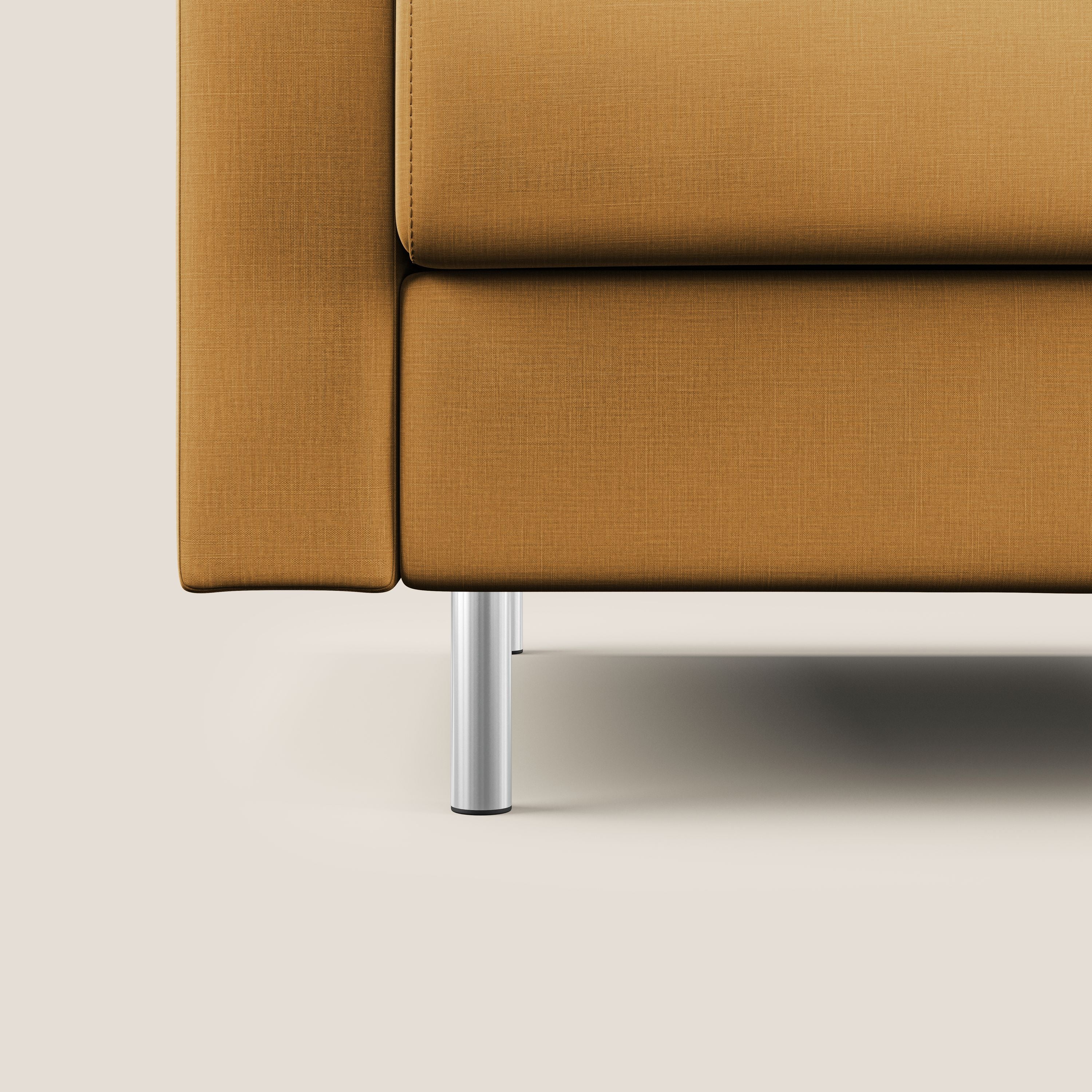 Andromeda divano letto matrimoniale in velluto morbido impermeabile T01 oro - divani.store