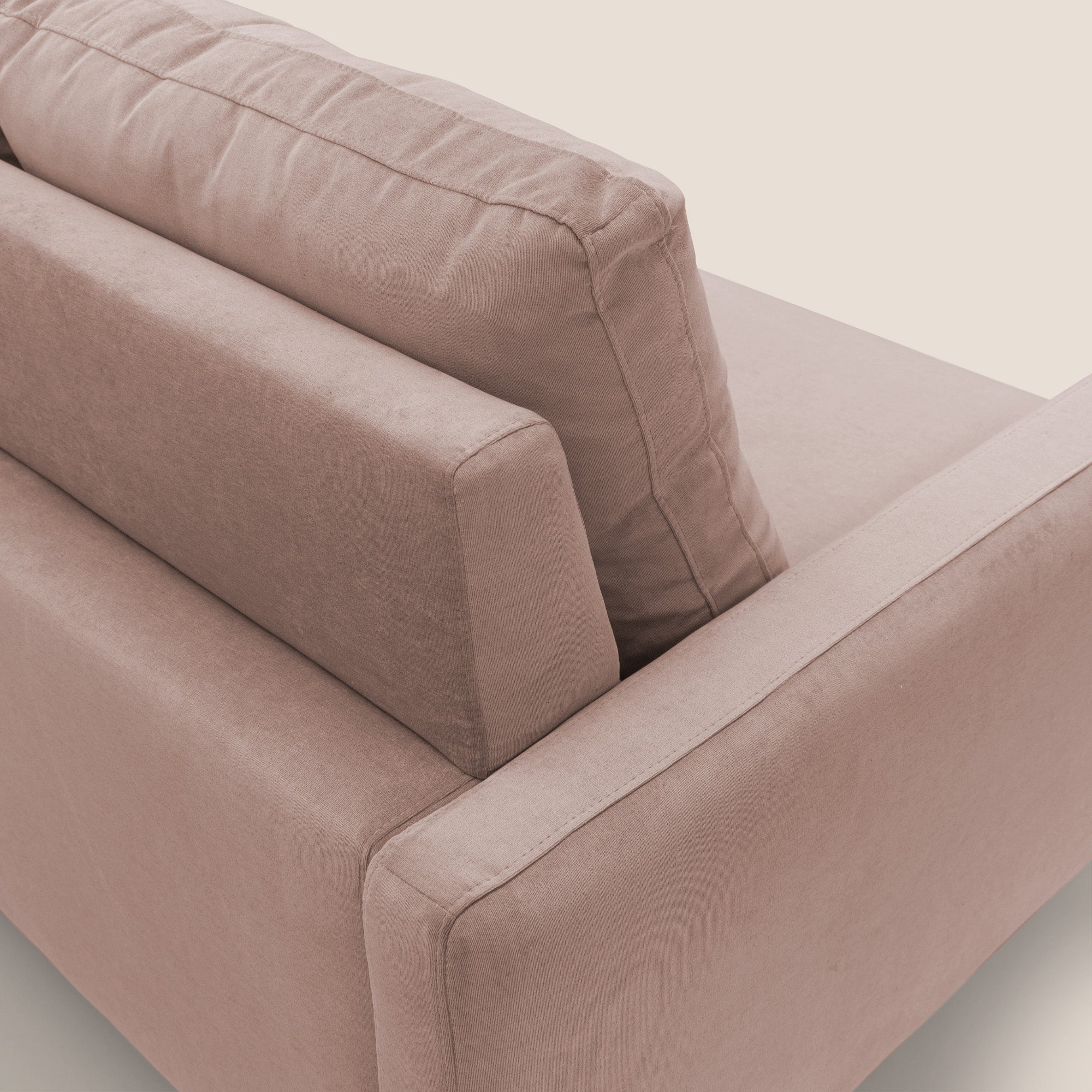 Matisse Divano angolare con sedute scorrevoli in tessuto morbido smacchiabile T17 - divani.store