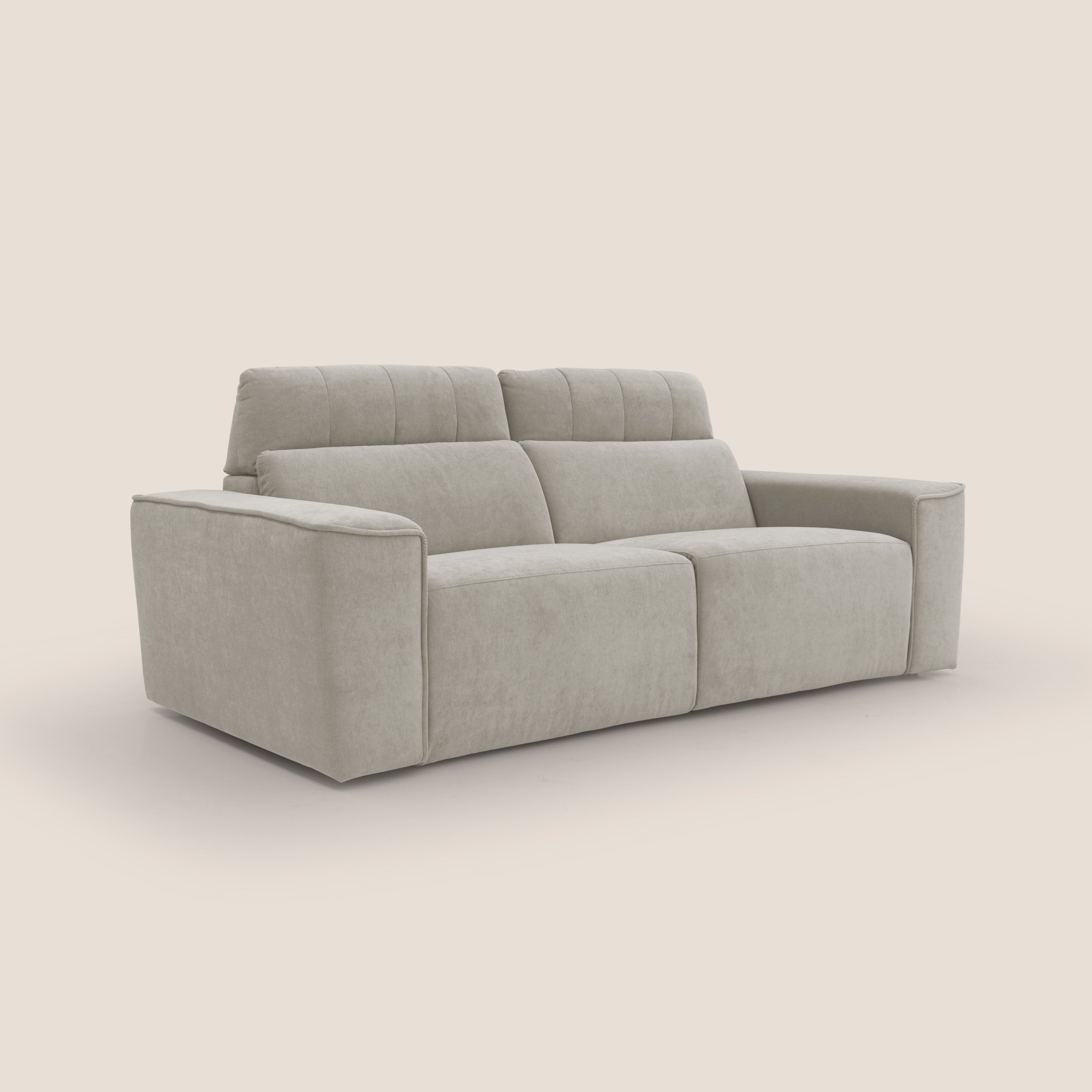 Clark Divano modulare con opzione relax elettrico in tessuto smacchiabile impermeabile T17 - divani.store