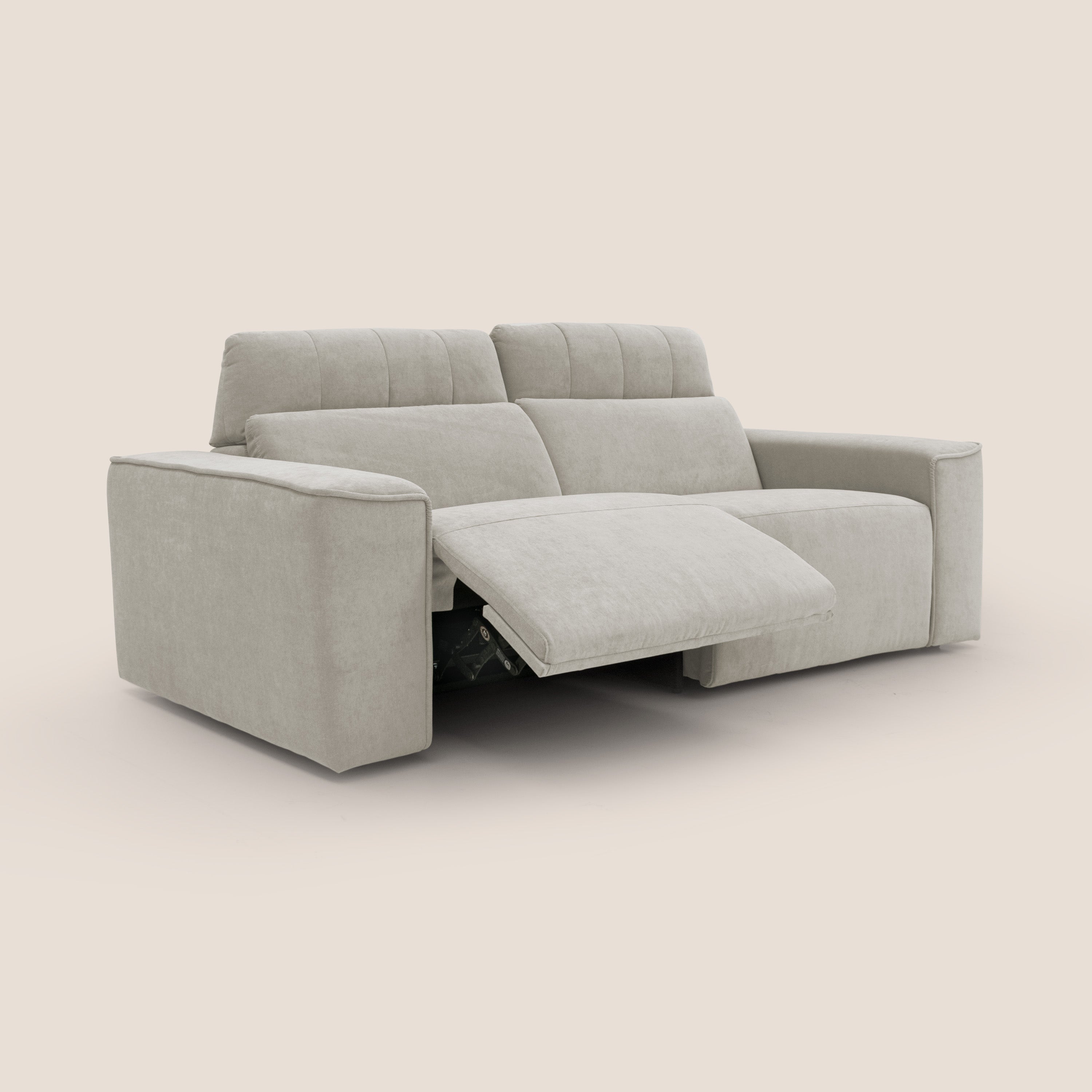 Clark Divano modulare con opzione relax elettrico in tessuto smacchiabile impermeabile T17 - divani.store