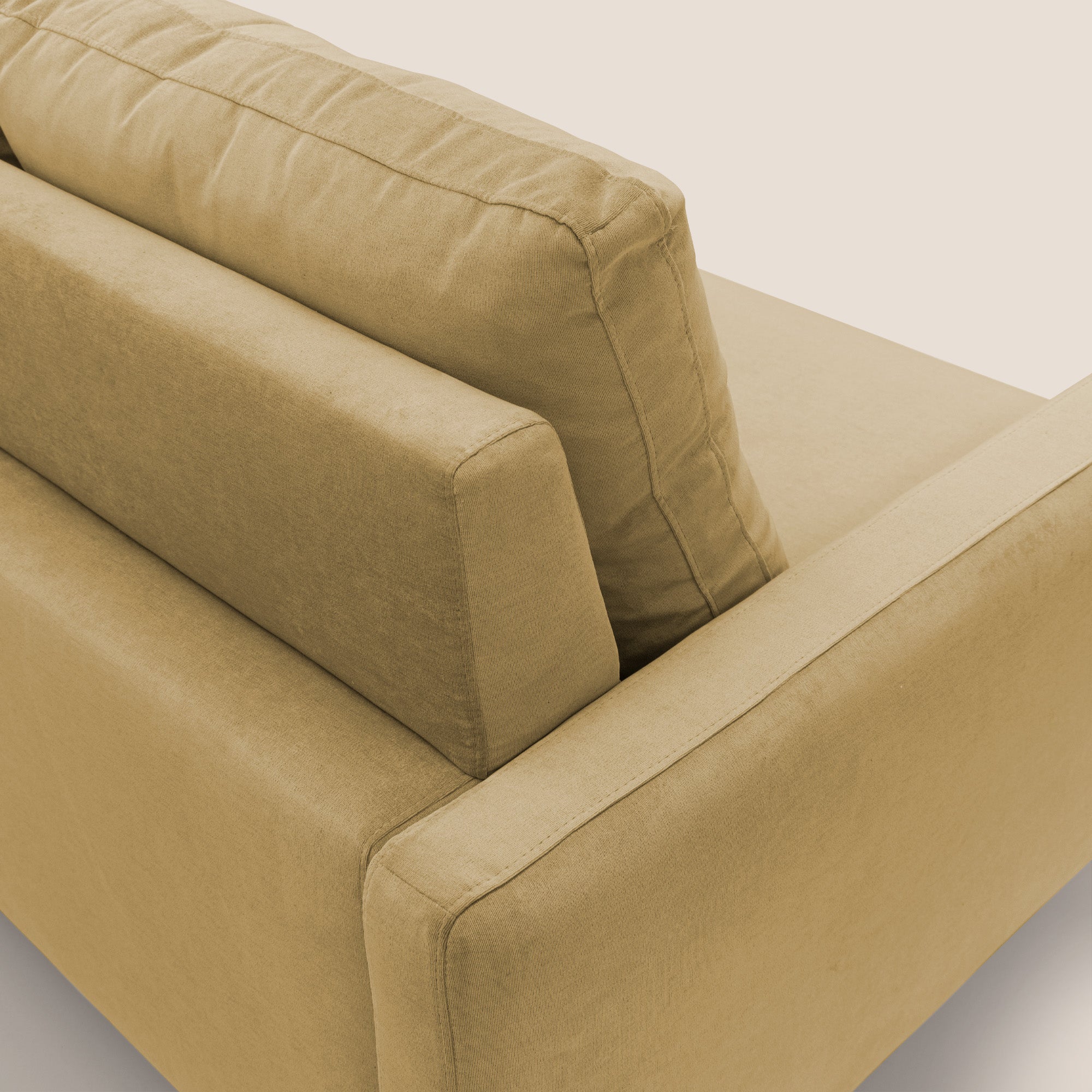 Matisse divano con sedute allungabili e schienali in piuma d'oca in tessuto smacchiabile T17 - divani.store