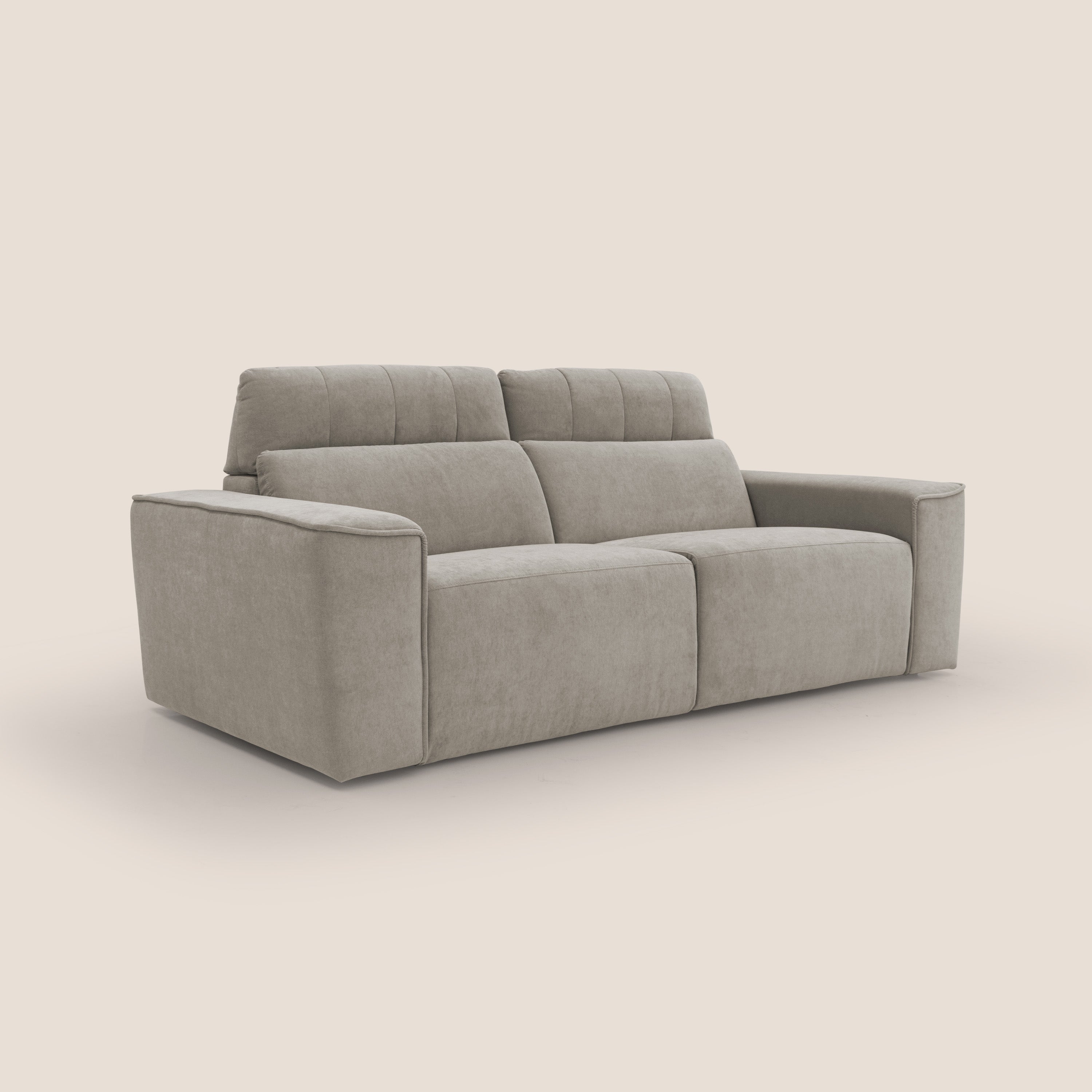 Clark Divano modulare con opzione relax elettrico in tessuto smacchiabile impermeabile T17 - divani.store