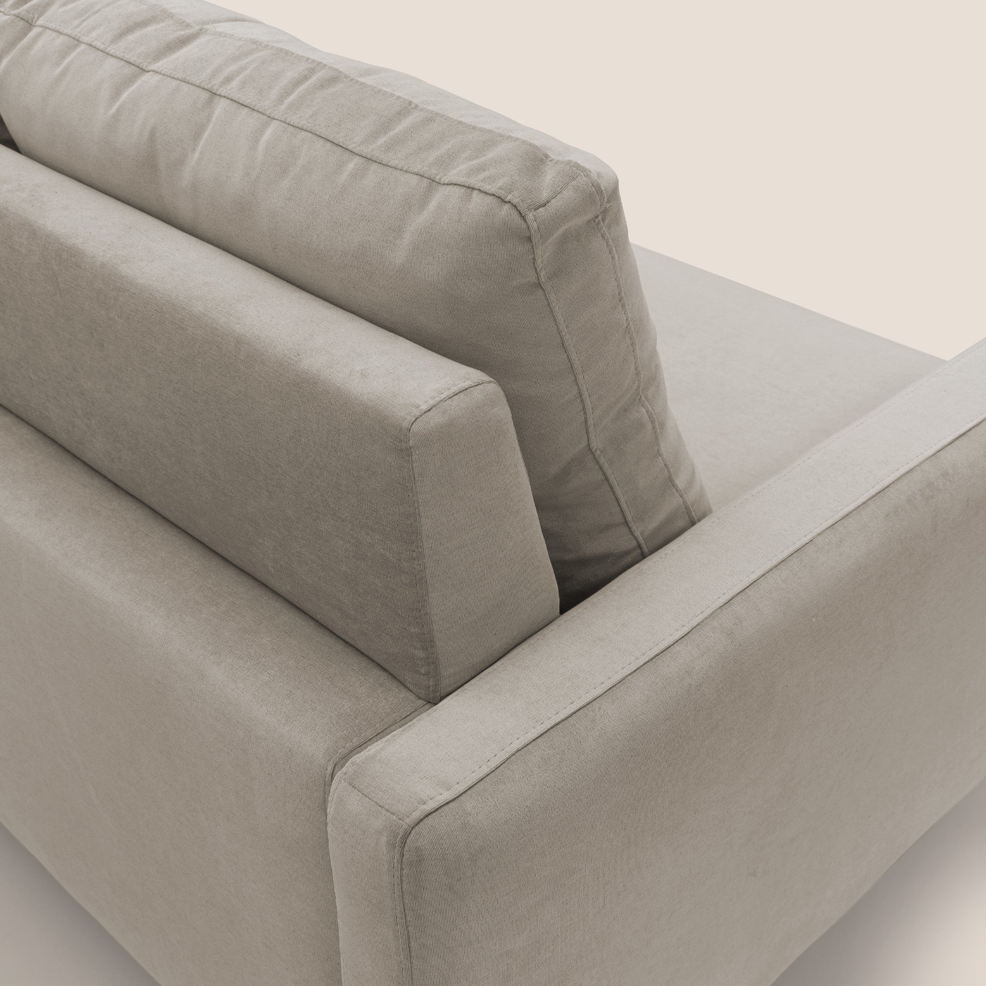 Matisse Divano angolare con sedute scorrevoli in tessuto morbido smacchiabile T17 - divani.store