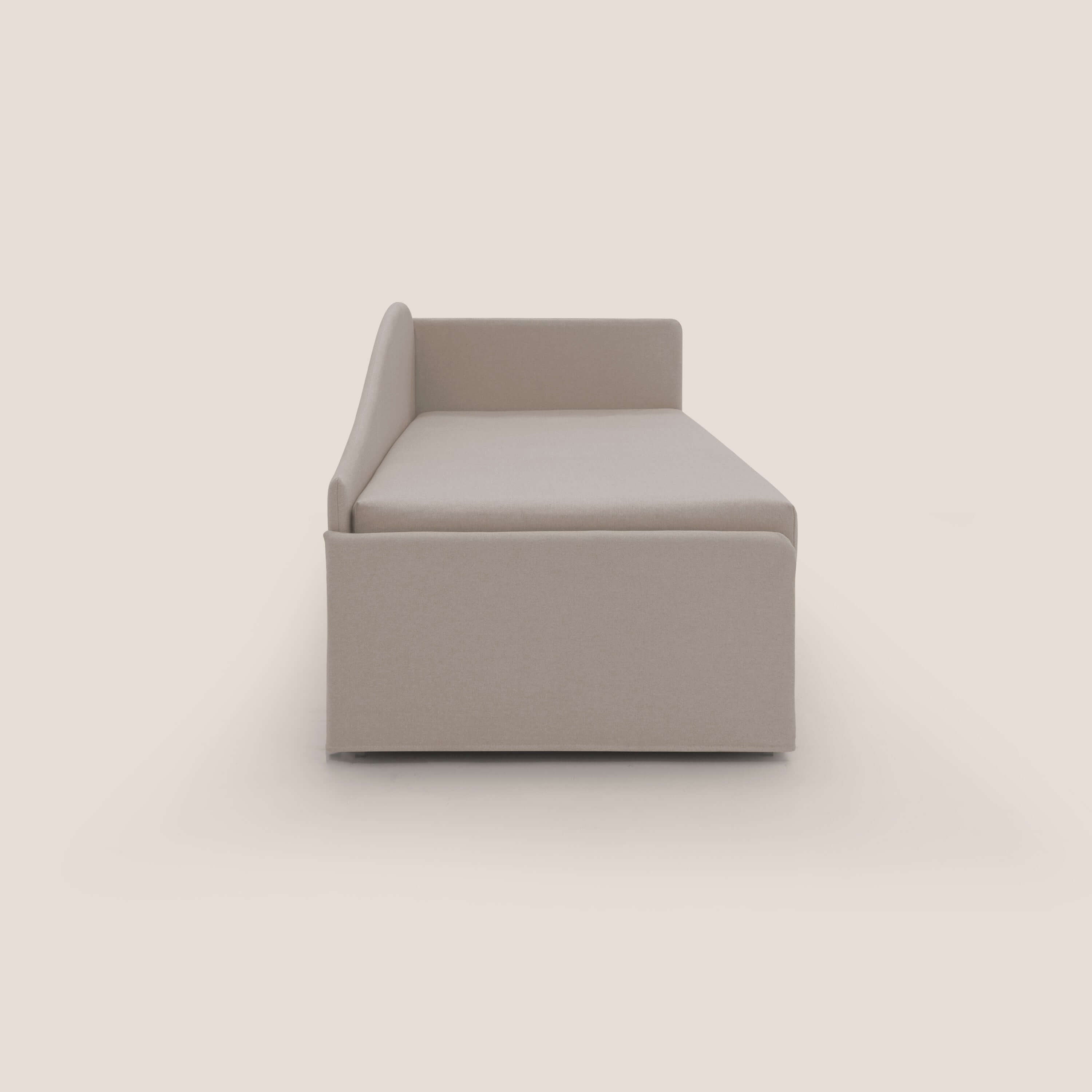 Nolo Divano duplex con doppio letto in tessuto simil cotone impermeabile T13 panna - divani.store