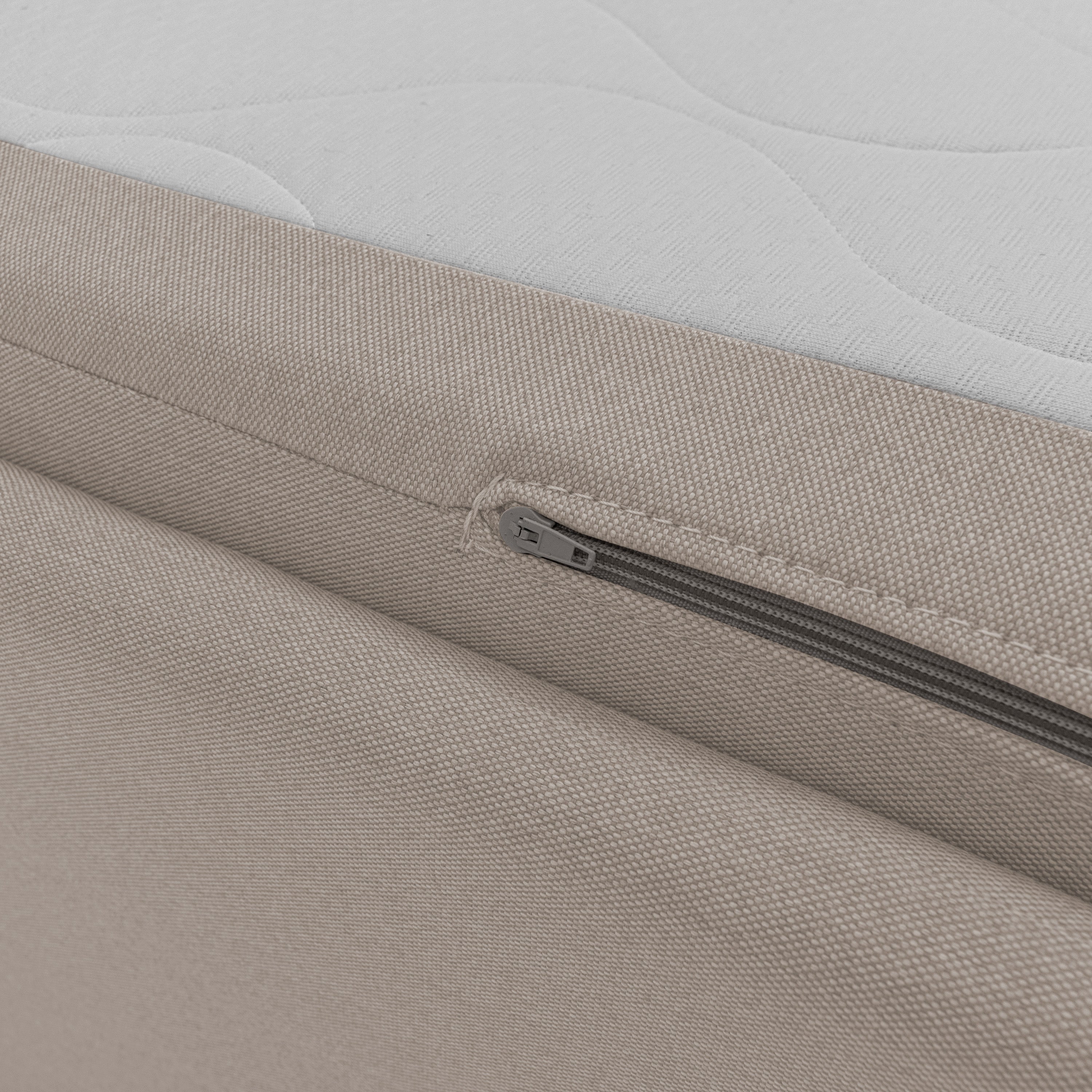 Brenta Divano duplex con doppio letto in tessuto simil cotone impermeabile T13 panna - divani.store