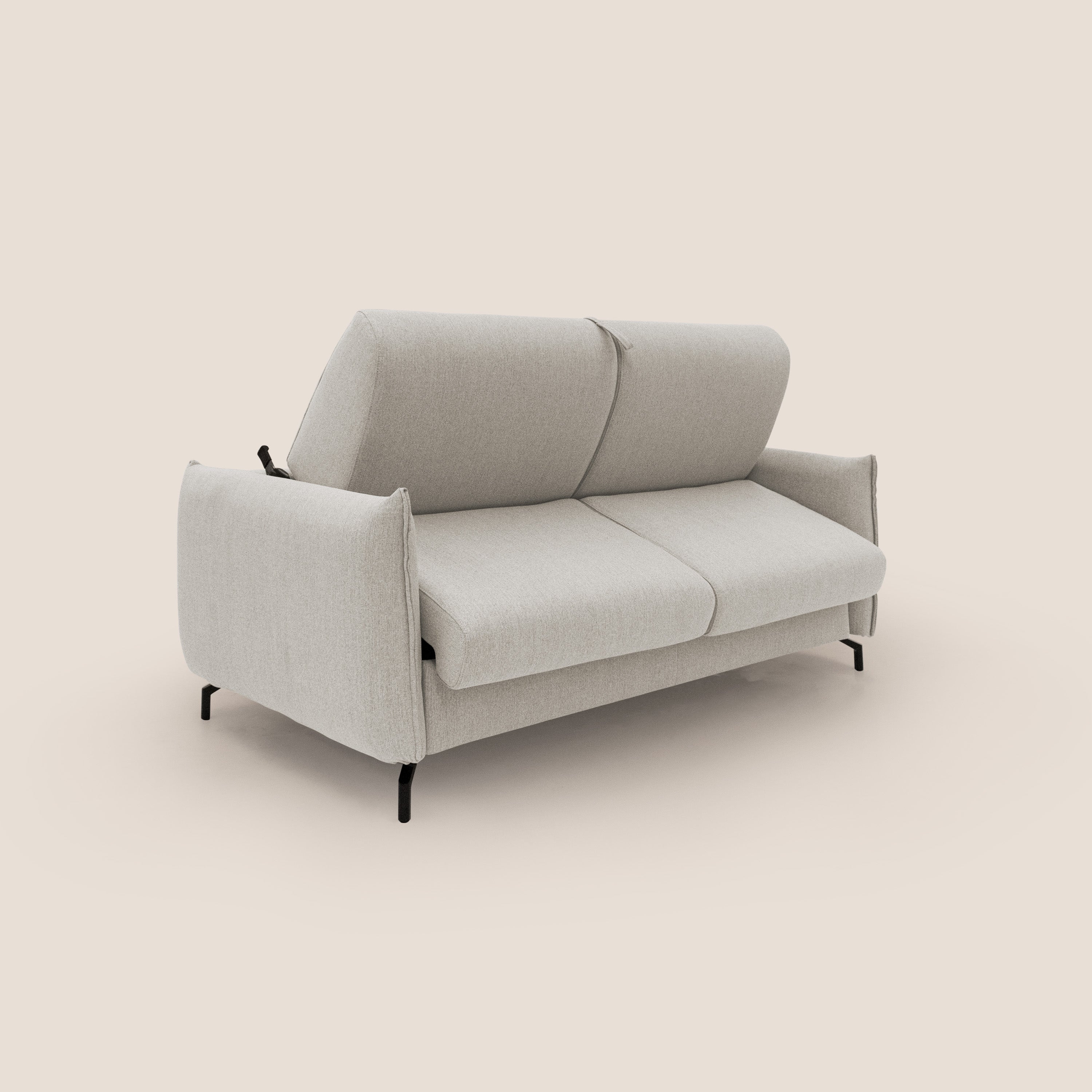 Scarlet Schlafsofa aus wasserfestem Baumwollmischgewebe T19 creme