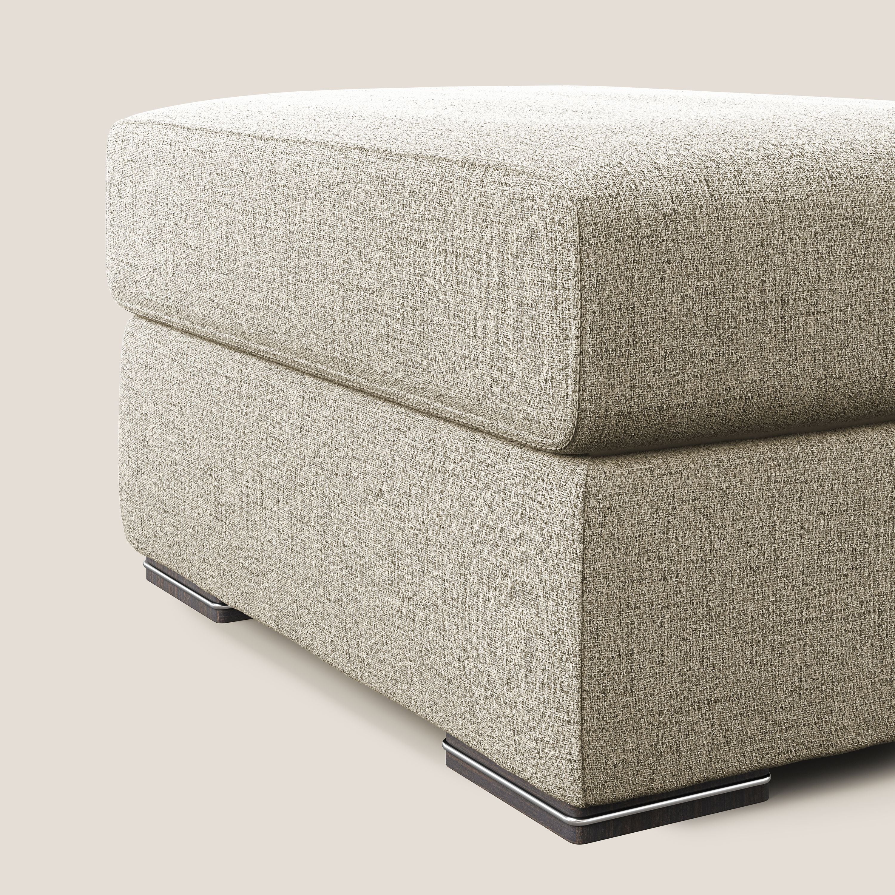 Sun pouf apribile contenitore in tessuto impermeabile fiammato T03 beige - divani.store