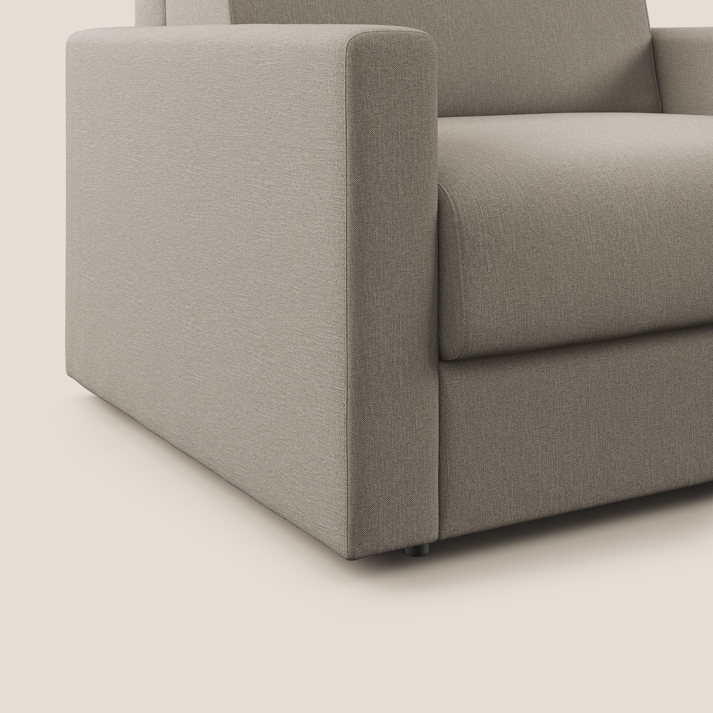 Chris poltrona letto in tessuto impermeabile T13 panna - divani.store