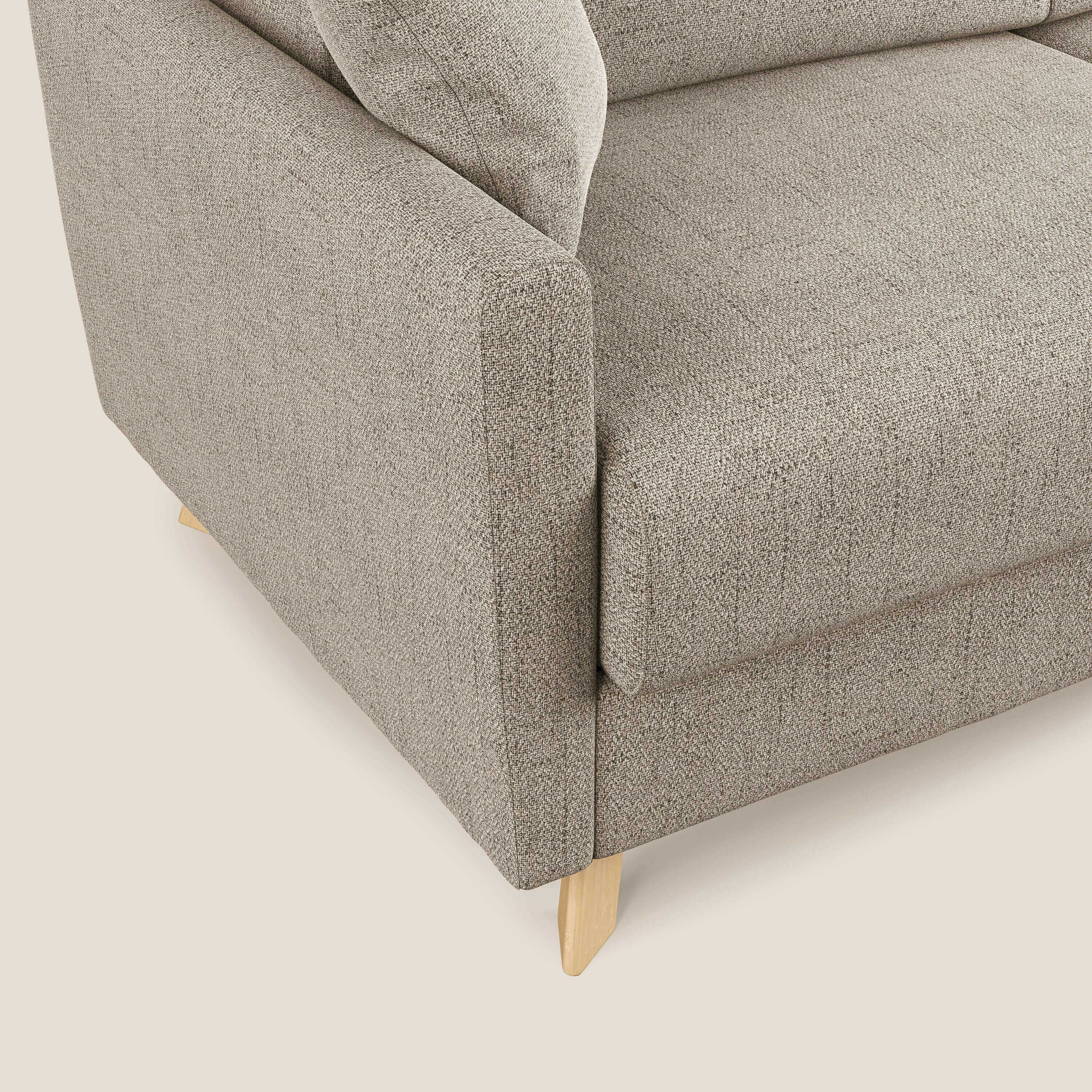 Edgar divano letto matrimoniale in tessuto felis impermeabile T03 beige - divani.store