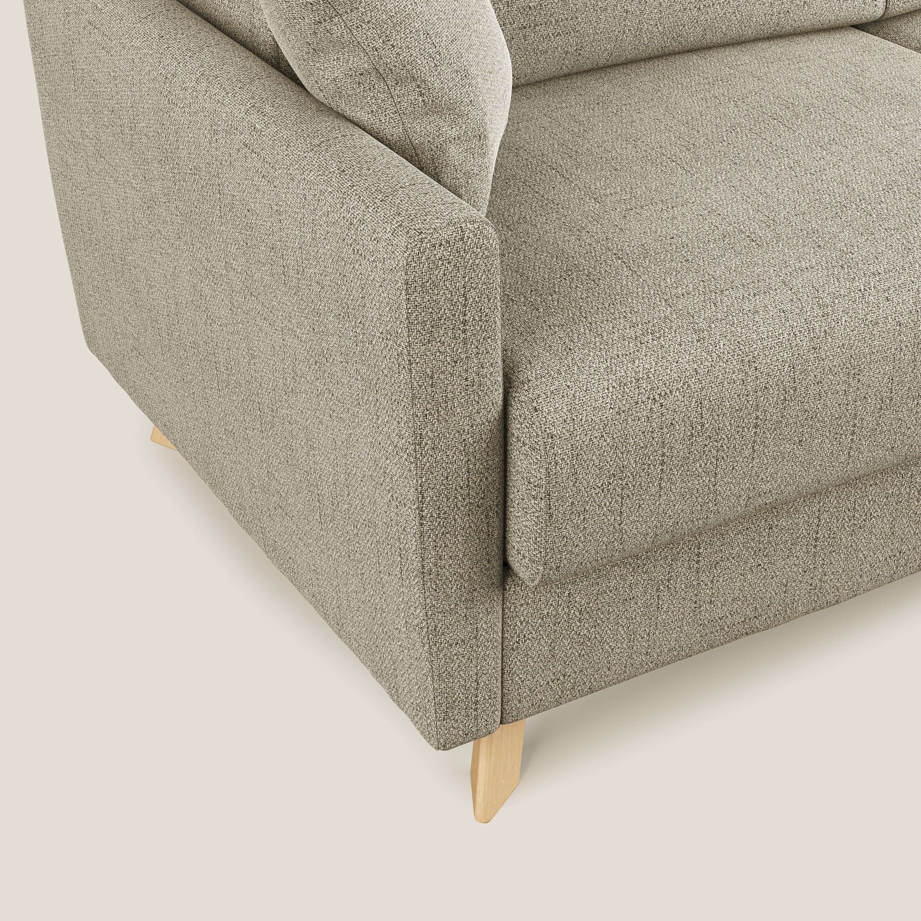 Edgar divano letto angolare in tessuto felis impermeabile T03 beige - divani.store