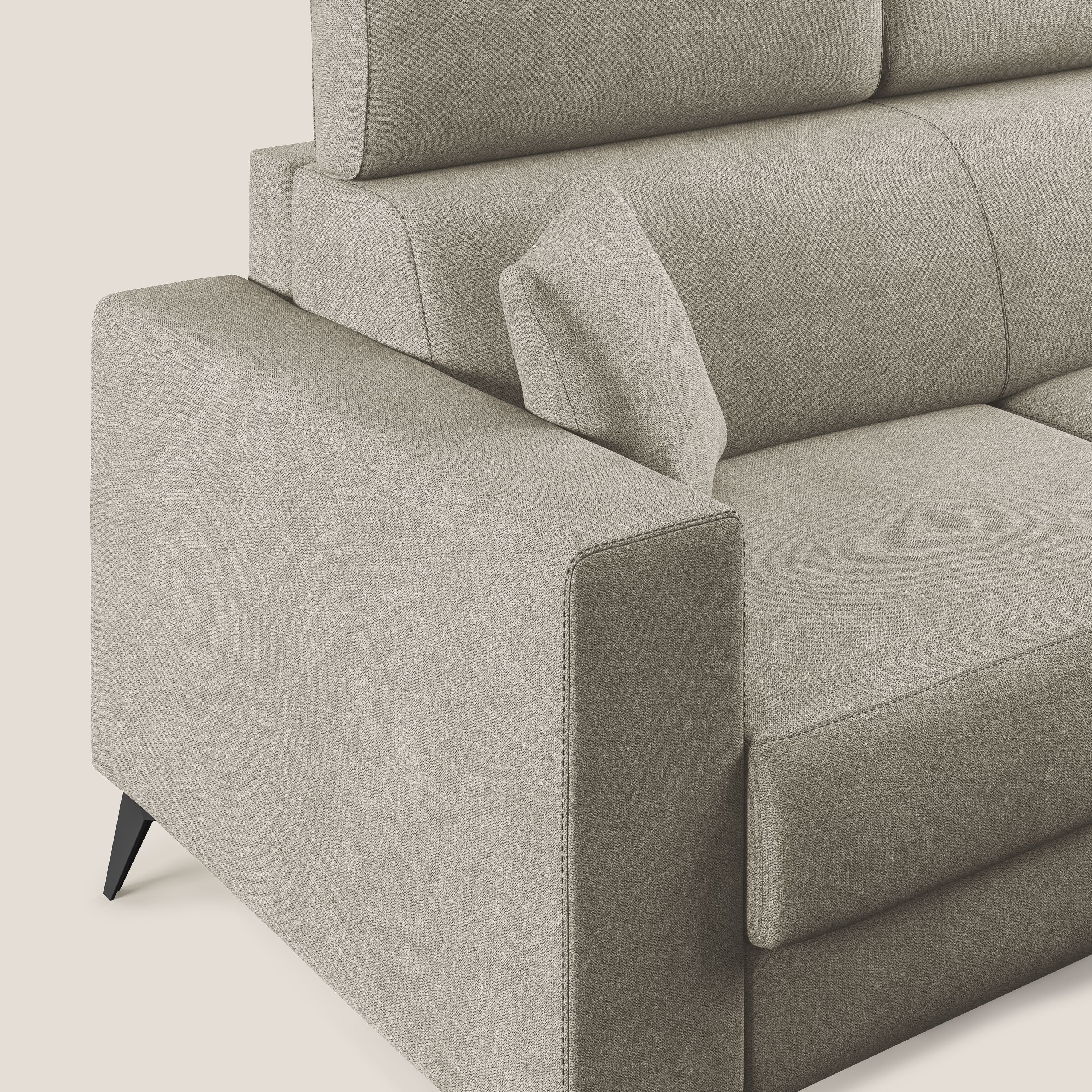 Pegaso divano letto con poggiatesta reclinabili e rivestimento T02 panna - divani.store