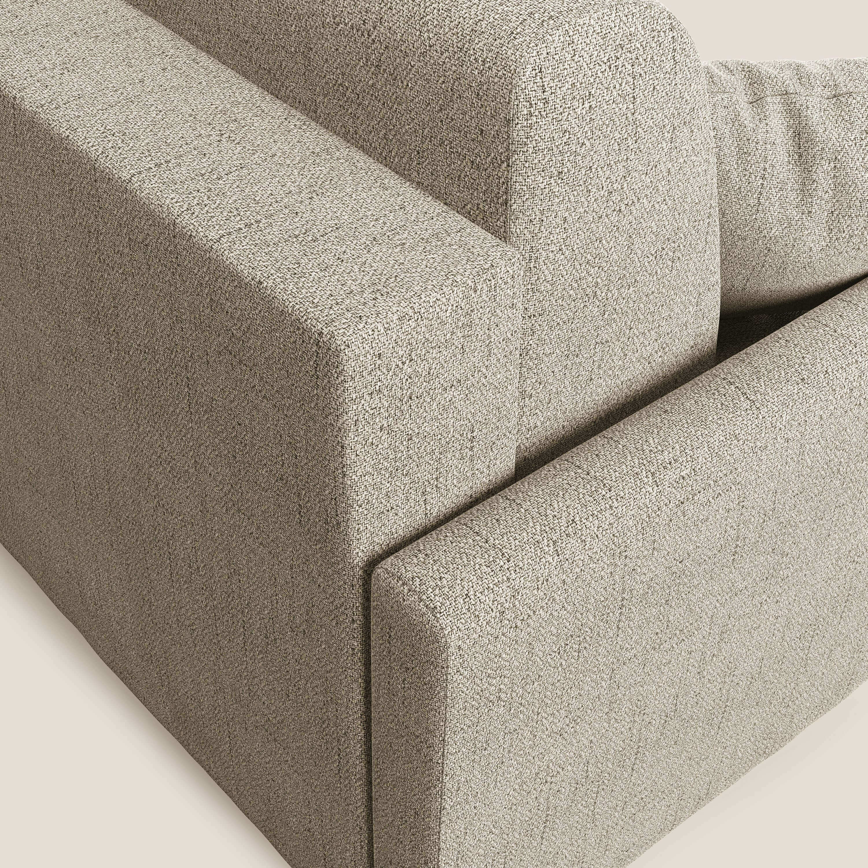 Edgar divano letto matrimoniale in tessuto felis impermeabile T03 beige - divani.store