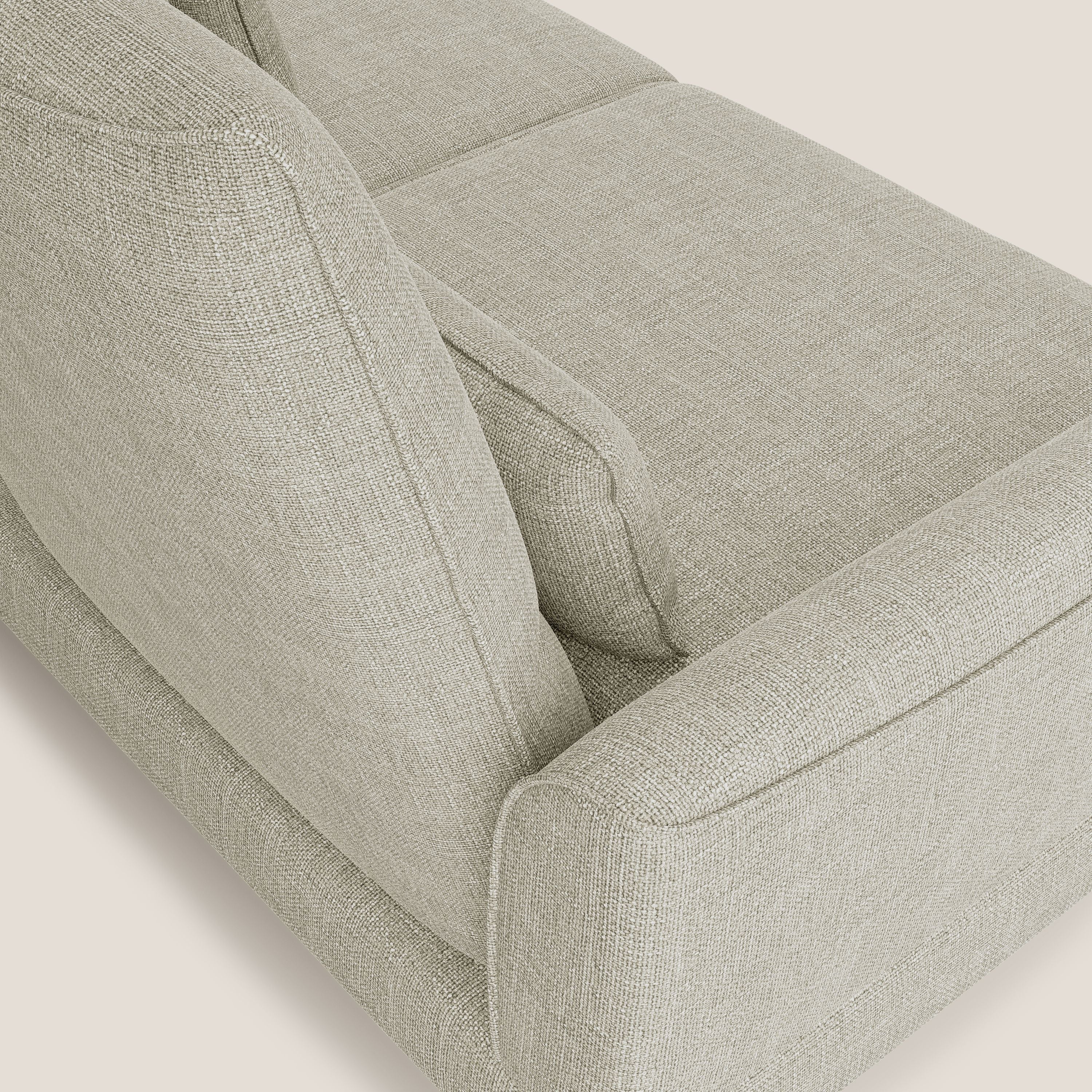 Tommy Divano relax con schienali traslanti in morbido tessuto fiammato T06 panna - divani.store