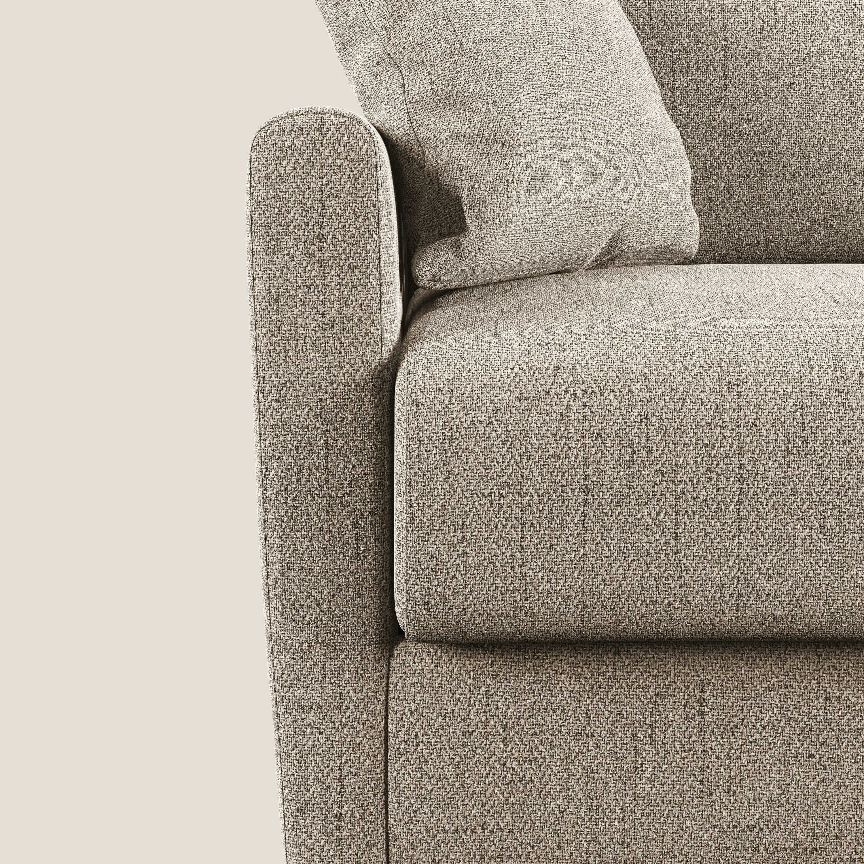 Edgar divano letto matrimoniale in tessuto felis impermeabile T03 beige - divani.store