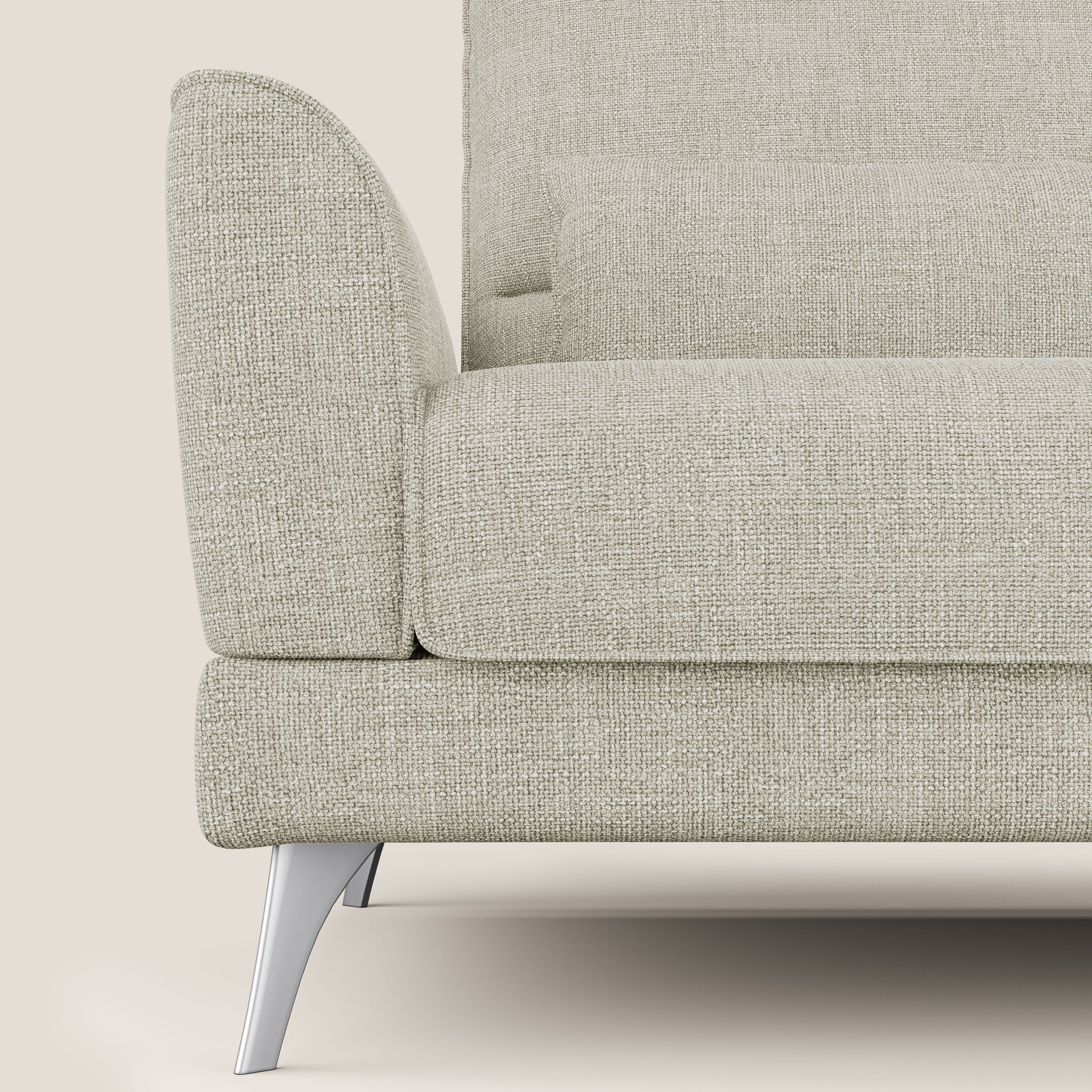 Tommy Divano relax con schienali traslanti in morbido tessuto fiammato T06 panna - divani.store