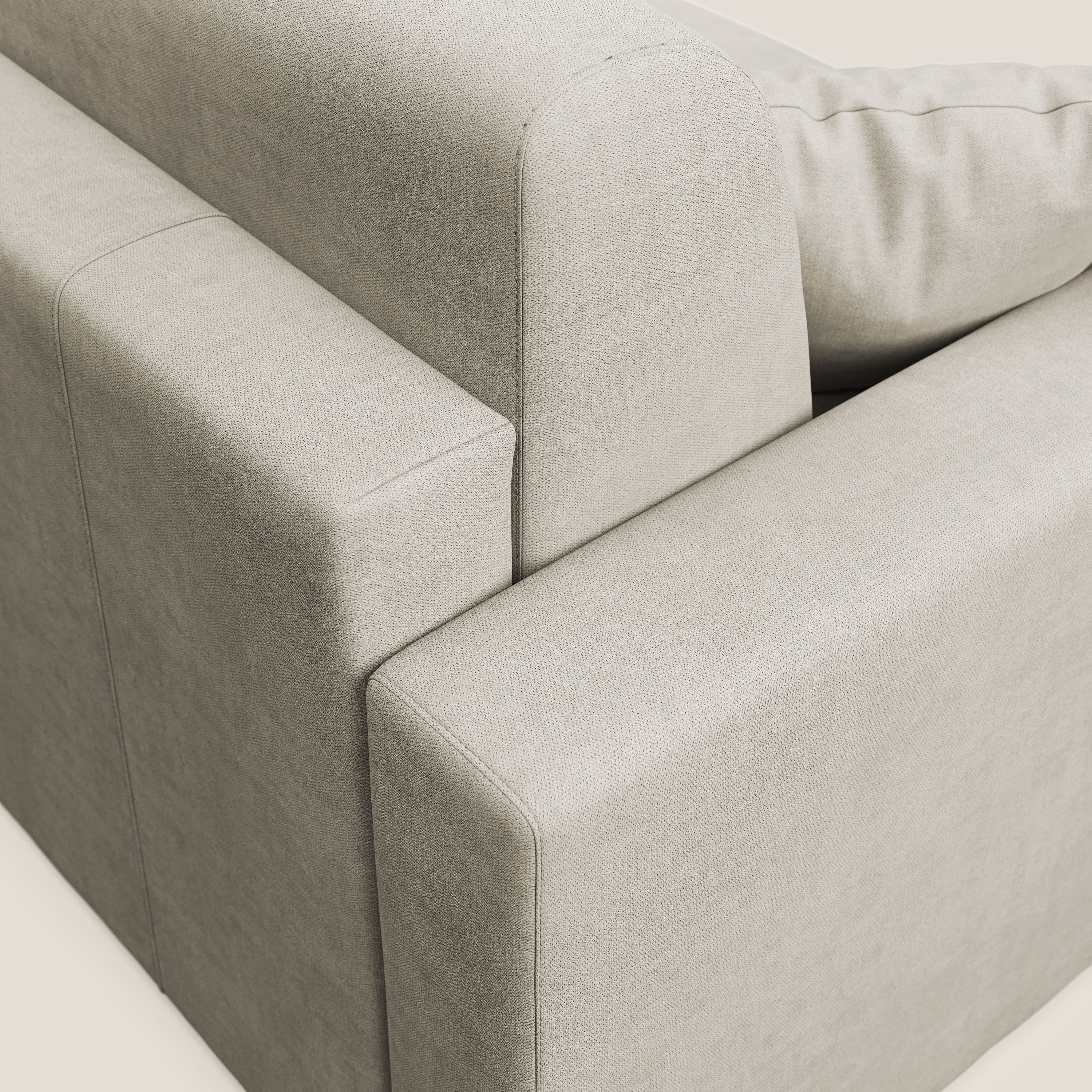 Best Divano letto matrimoniale in tessuto impermeabile T02 panna - divani.store