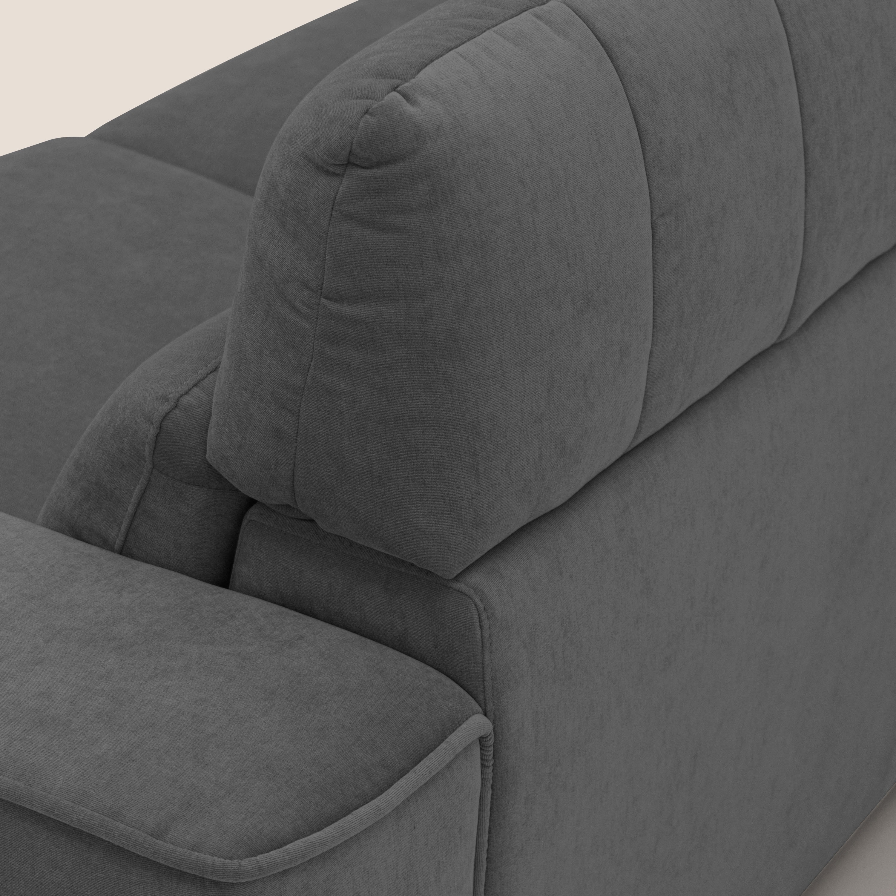 Clark Divano modulare con opzione relax elettrico in tessuto smacchiabile impermeabile T17 antracite - divani.store