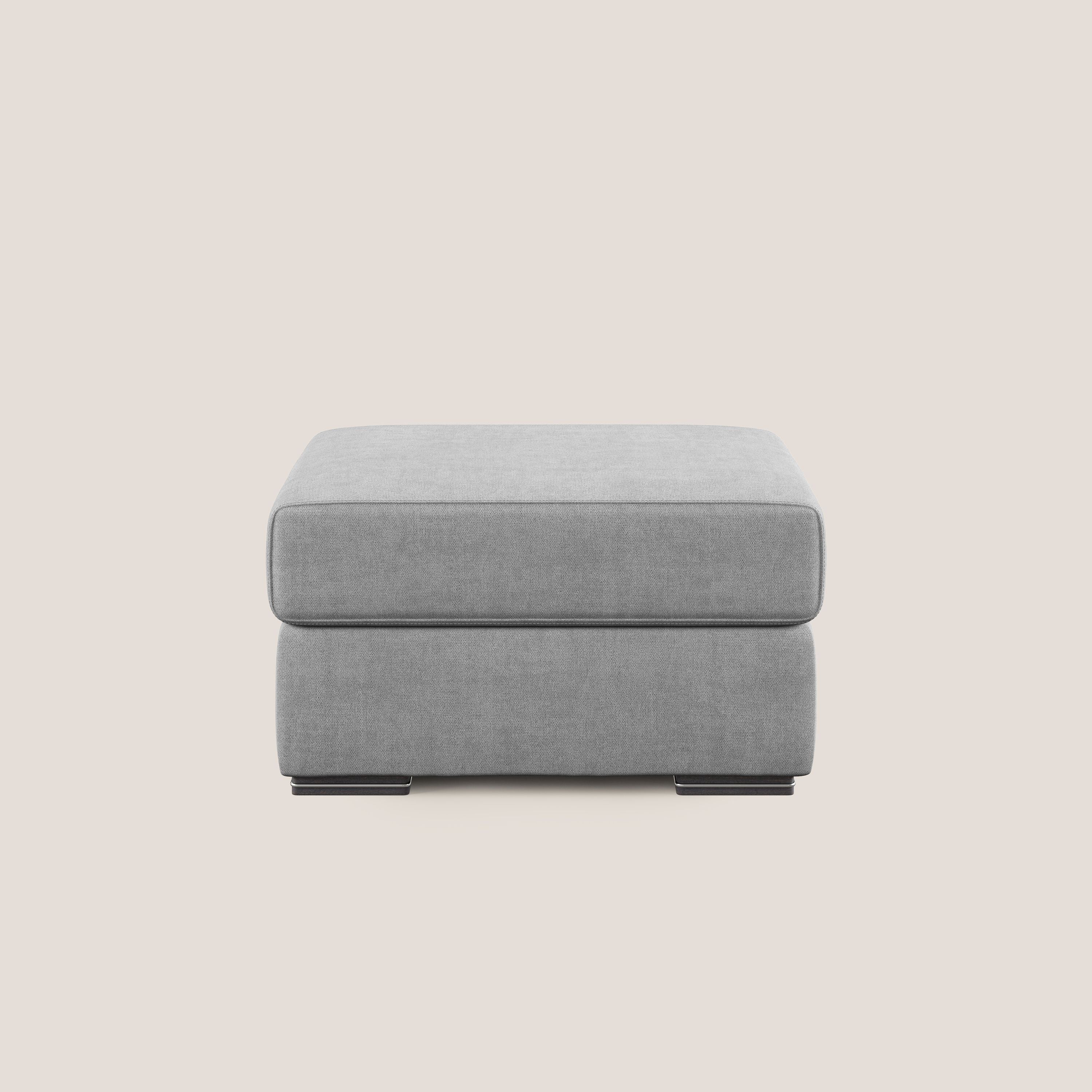 Sun pouf apribile contenitore in tessuto impermeabile T02 grigio chiaro - divani.store