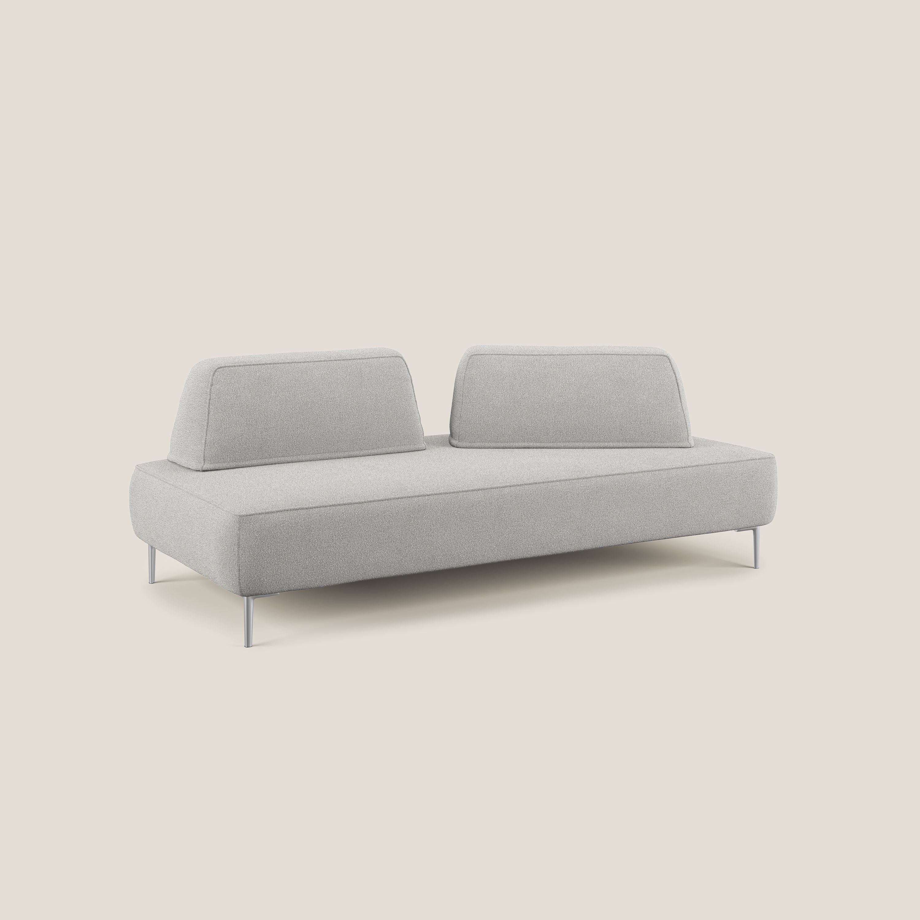 Newton divano modulare con schienali movibili T07 grigio - divani.store