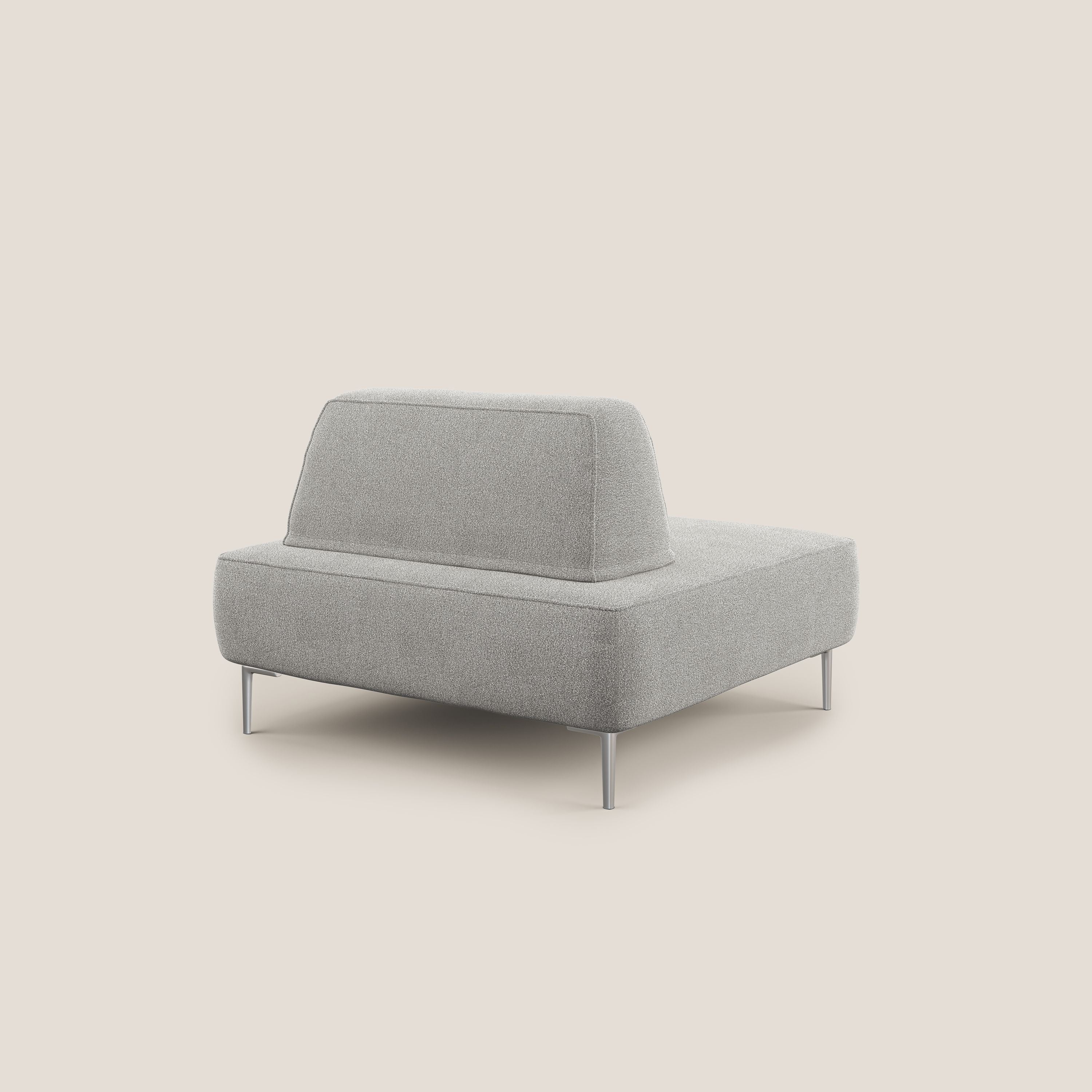 Newton poltrona modulare con schienali movibili T07 grigio - divani.store