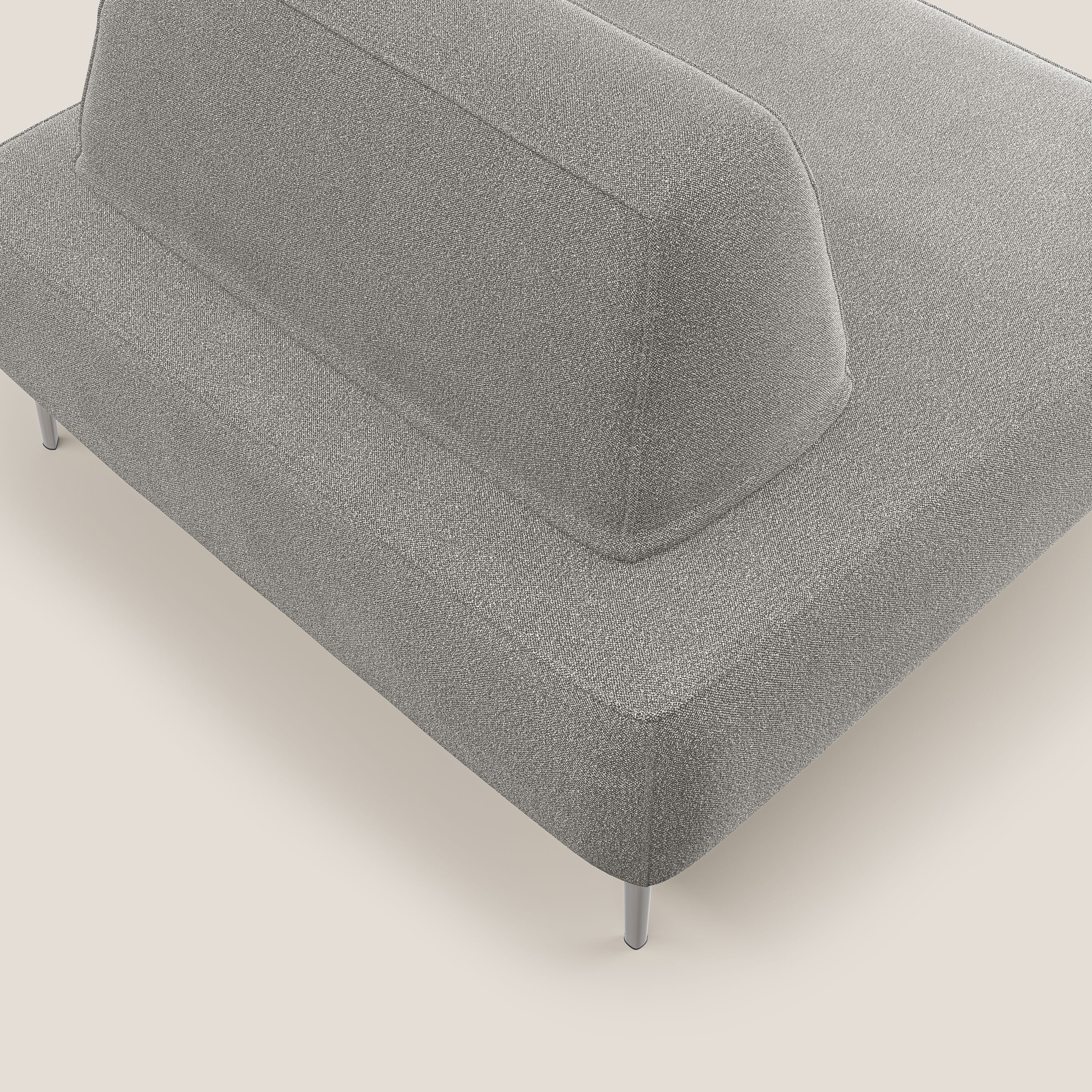 Newton poltrona modulare con schienali movibili T07 grigio - divani.store