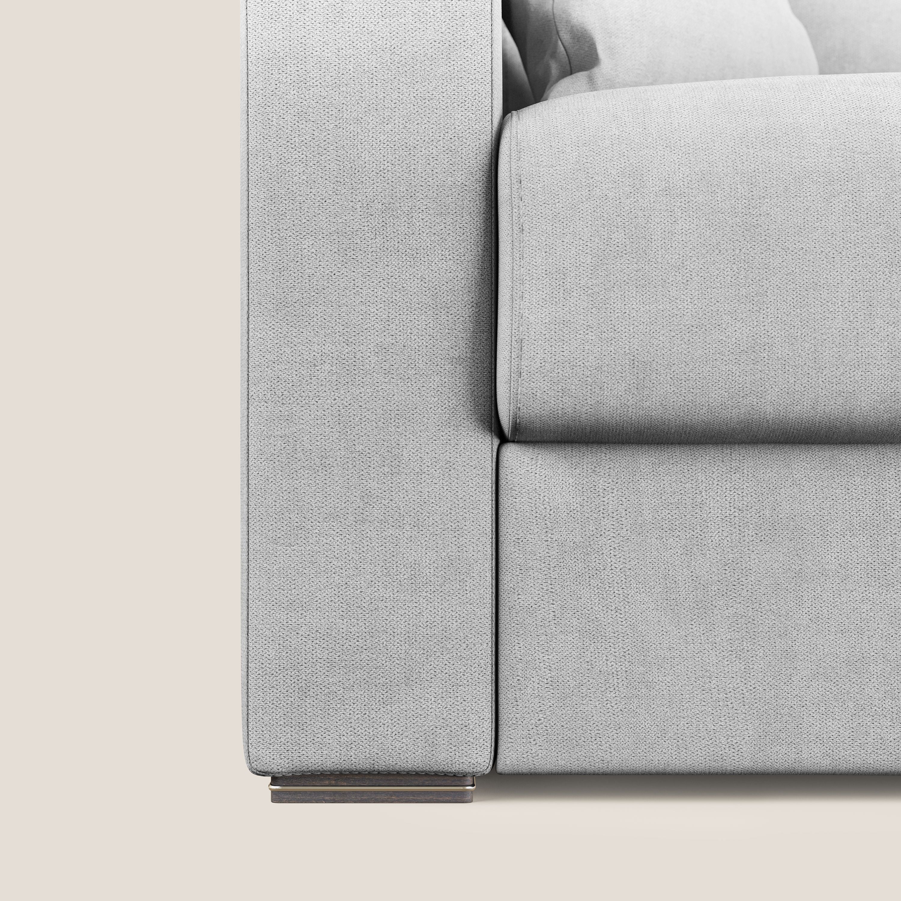 Best Divano letto angolare in tessuto impermeabile T02 grigio chiaro - divani.store