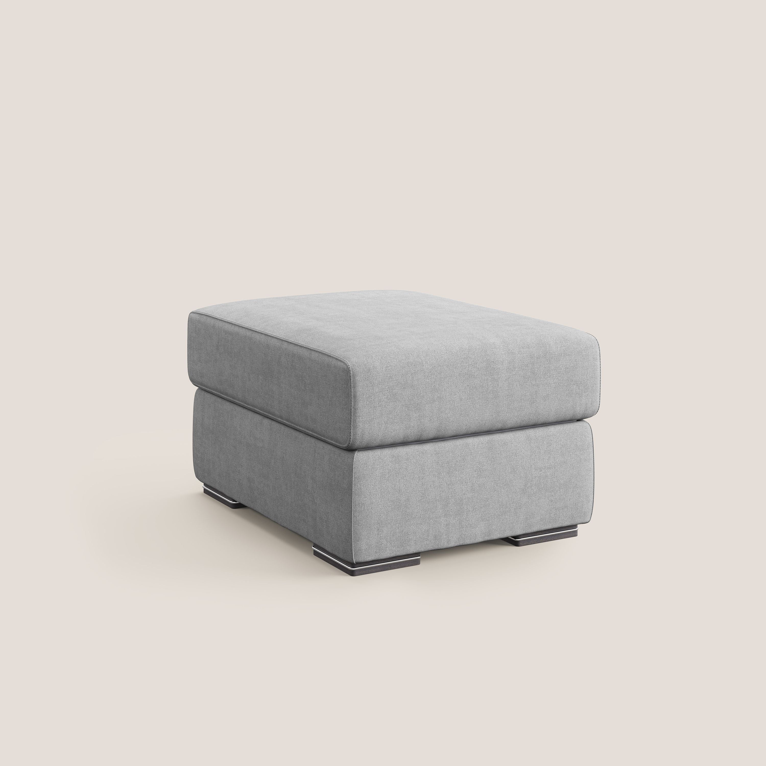 Sun pouf apribile contenitore in tessuto impermeabile T02 grigio chiaro - divani.store